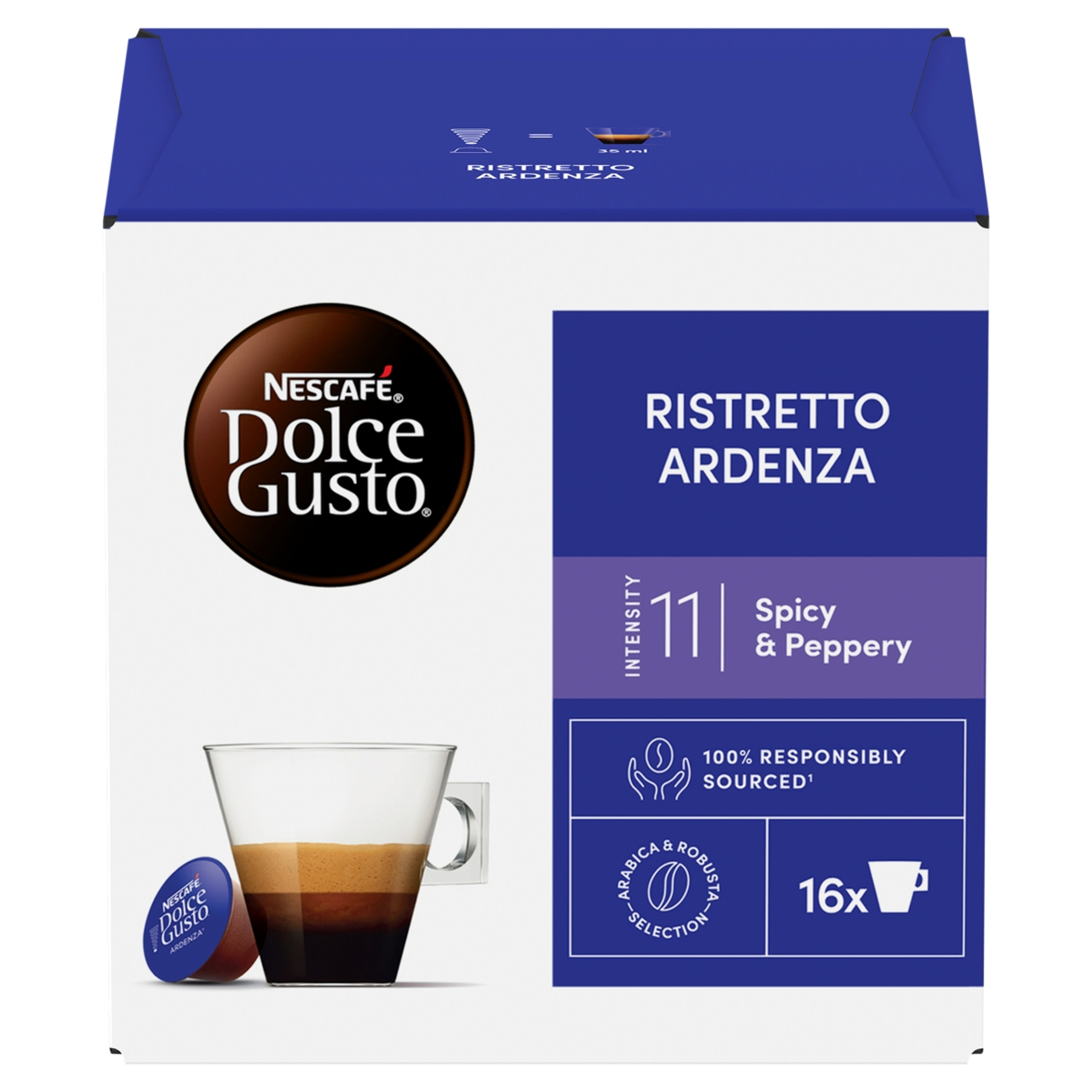 Nescafé Dolce Gusto Ristretto őrölt pörkölt kávé 16 db - 104 g