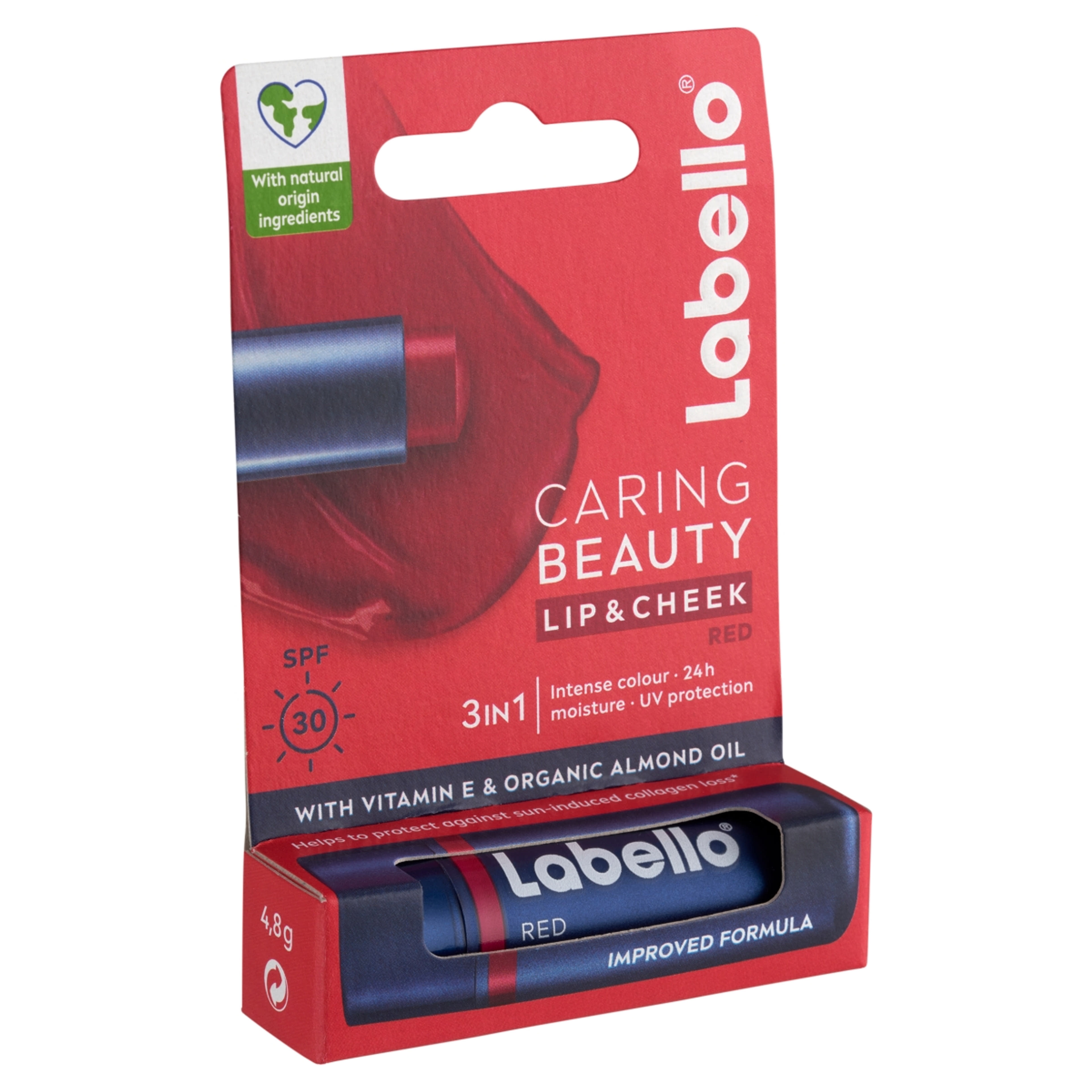 Labello Caring Beauty Red ajakápoló - 4,8 g-2