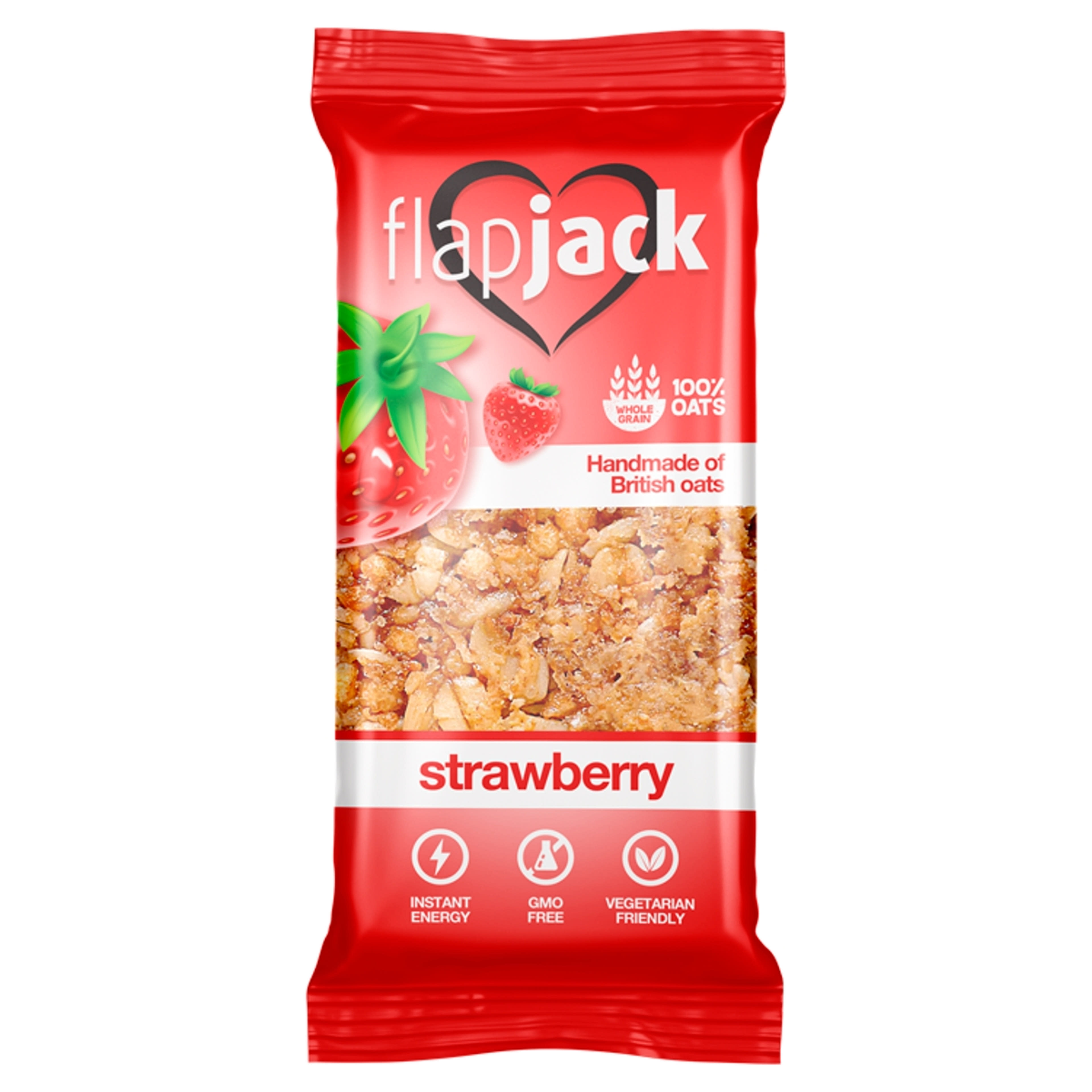 Flapjack zabszelet eper - 100 g-1