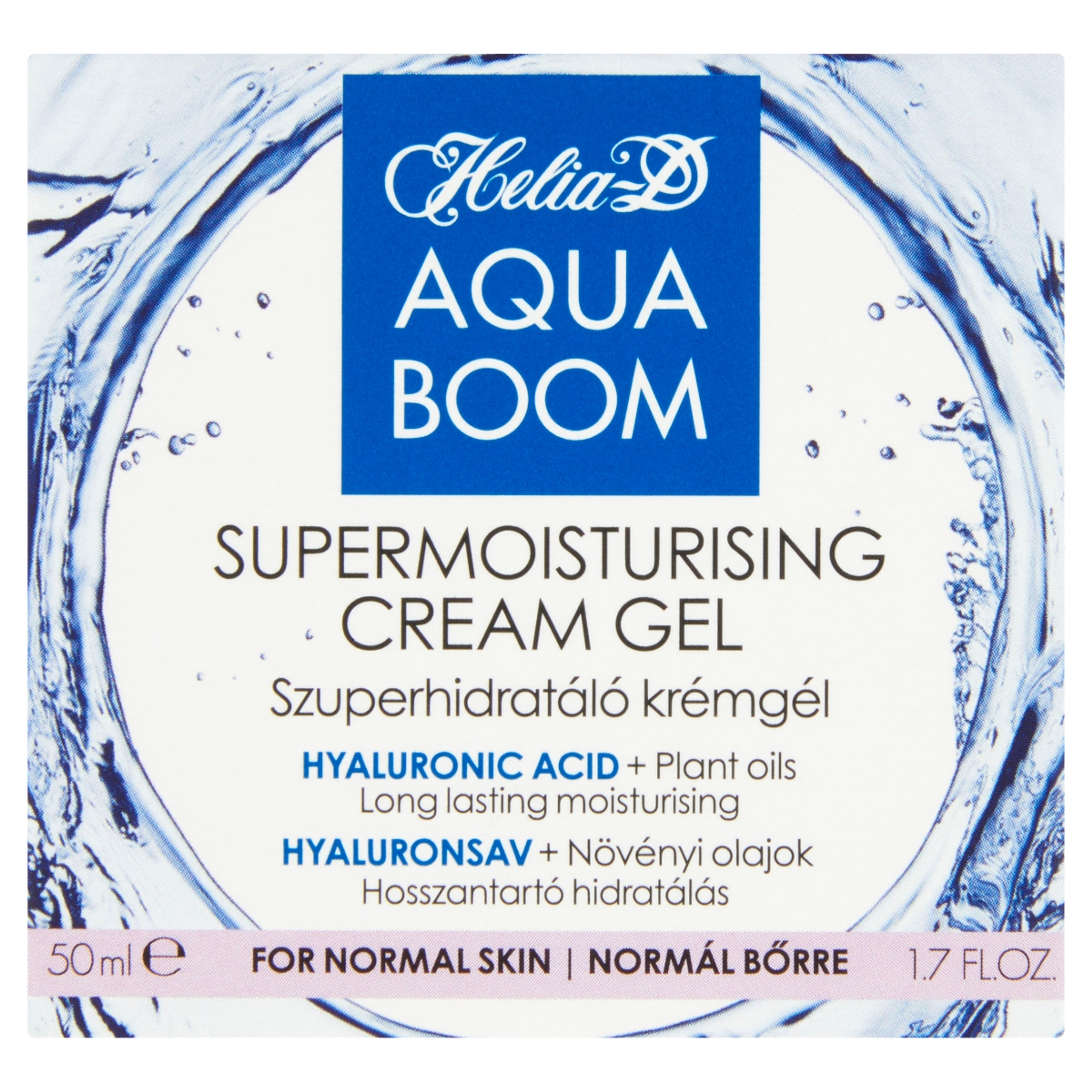 Aquaboom szuperhidratáló arckrém normál bőrre - 50 ml
