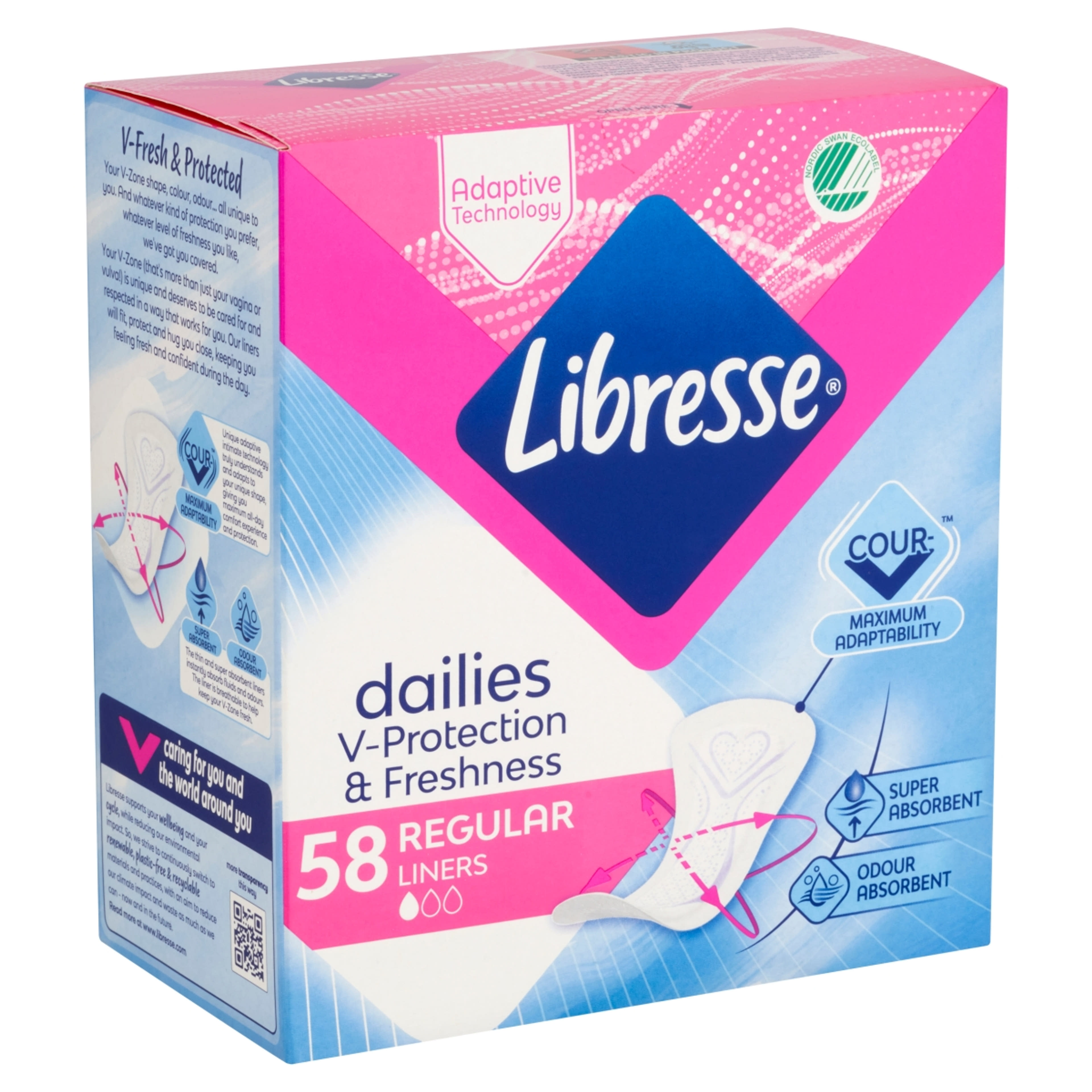 Libresse Normal tisztasági betét - 58 db-2