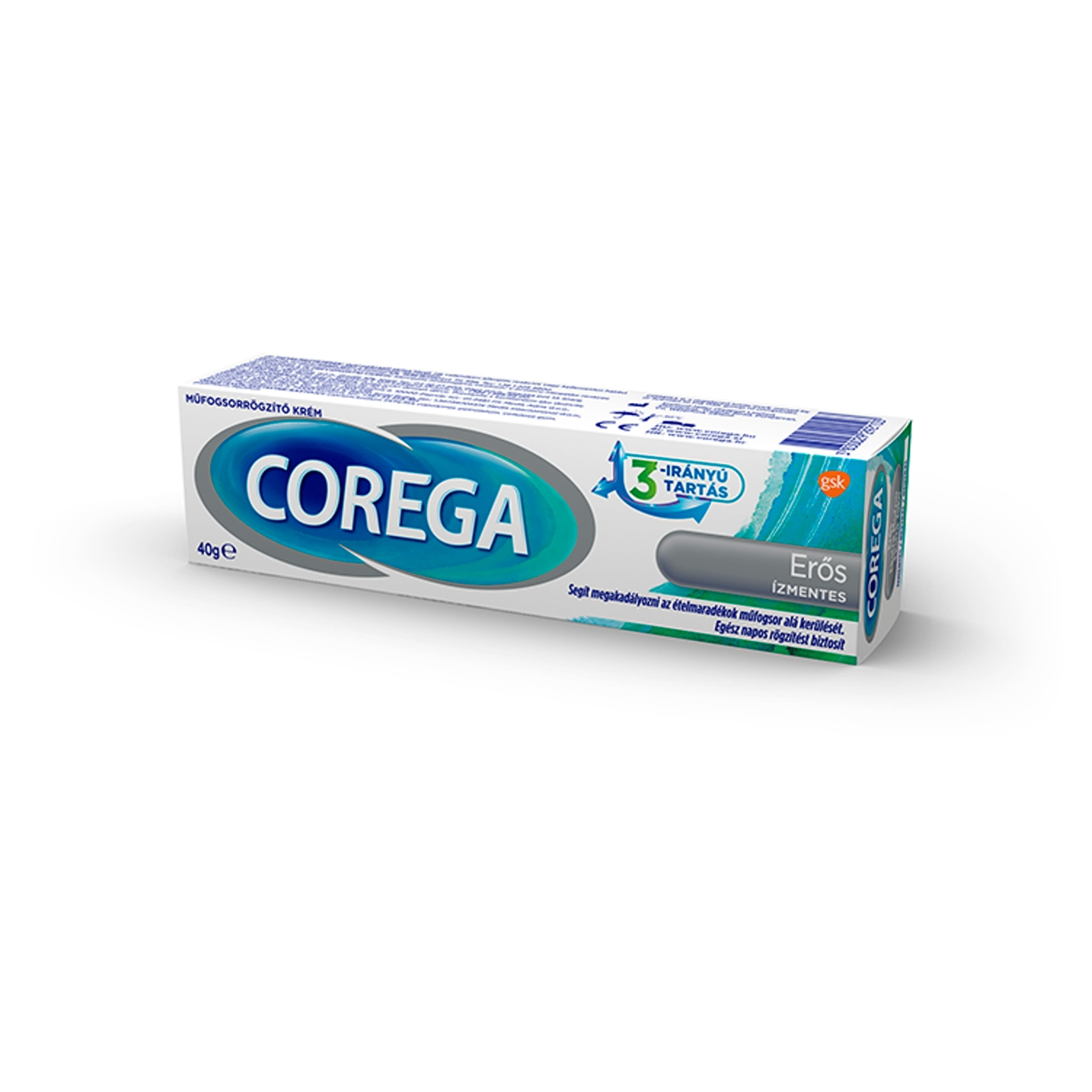 Corega Fix&Fresh ízmentes ultraerős műfogsorrögzítő krém - 40 g-2