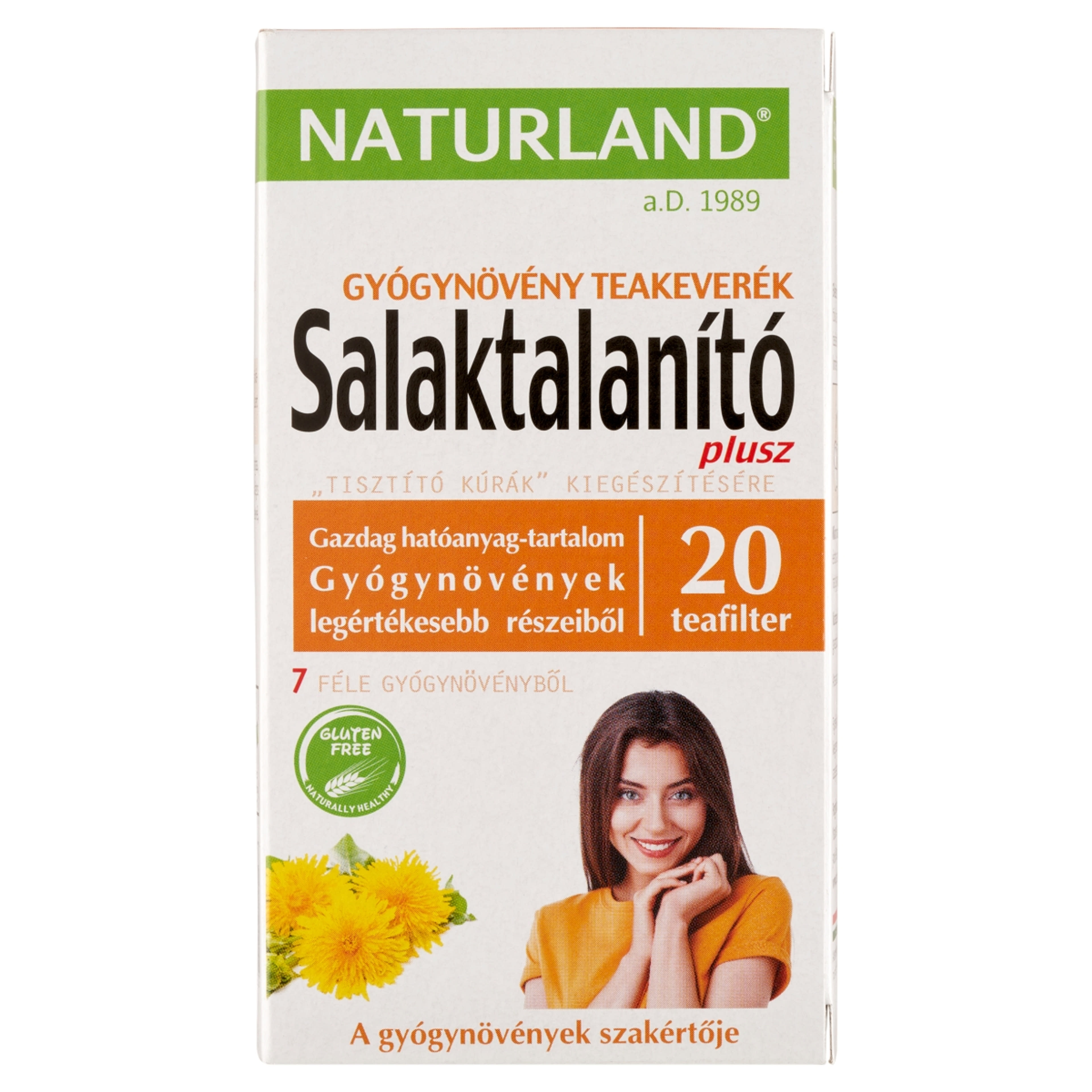 Naturland Salaktalanító plusz teakeverék - 35 g-1