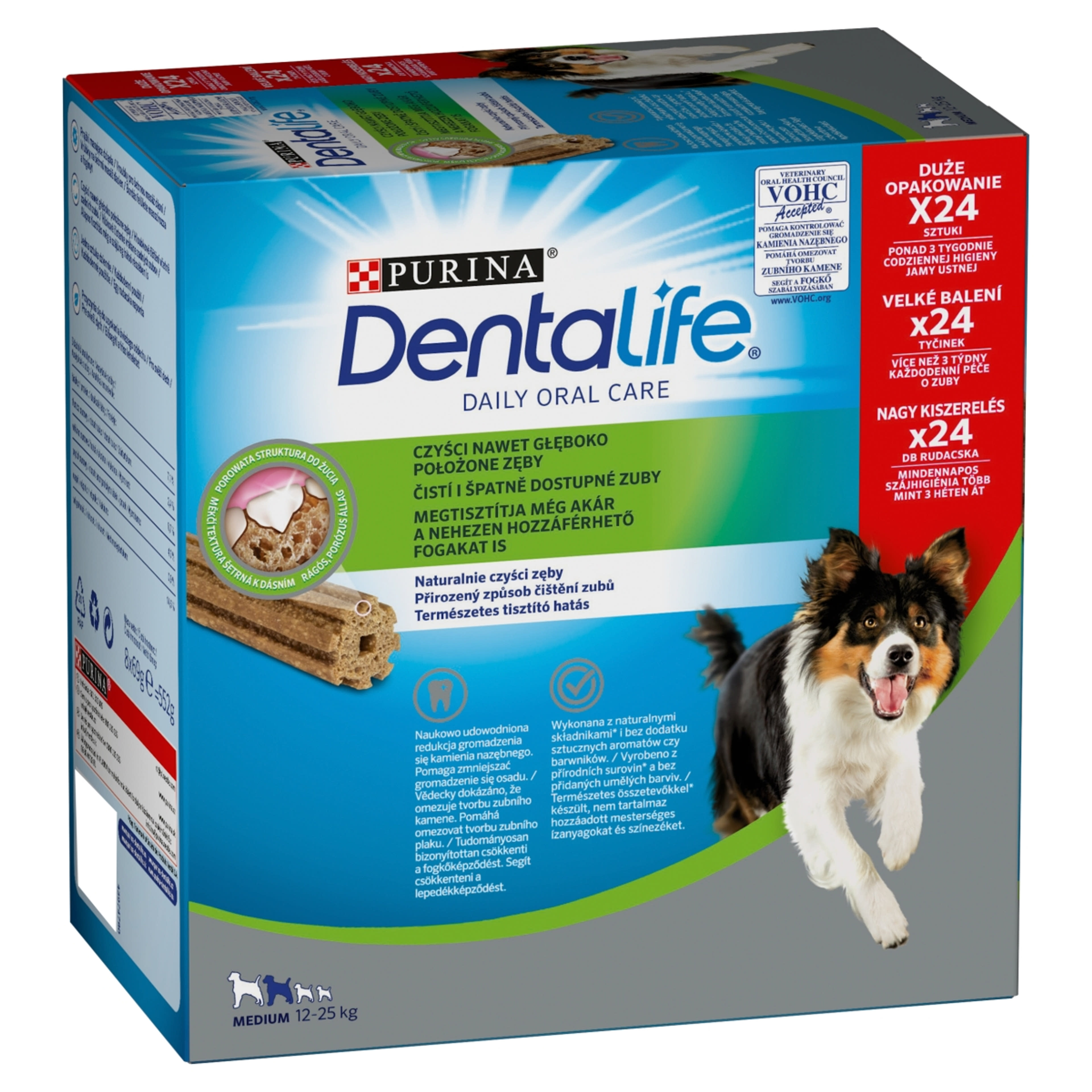 Dentalife medium jutifalat kutyáknak (8*69g) - 552 g-2