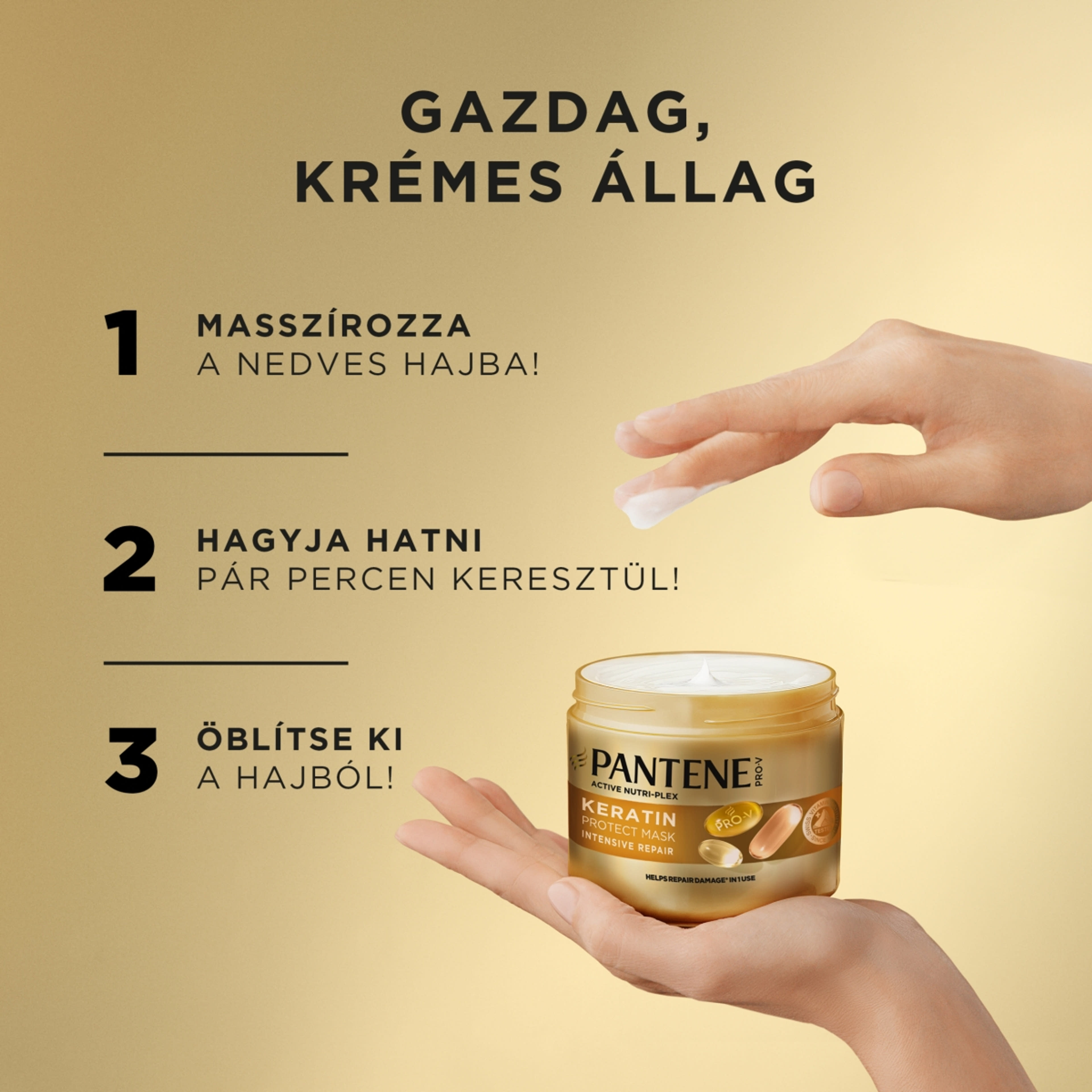 Pantene Pro-V Keratin Infinitely Long hajmaszk - 300 ml-4