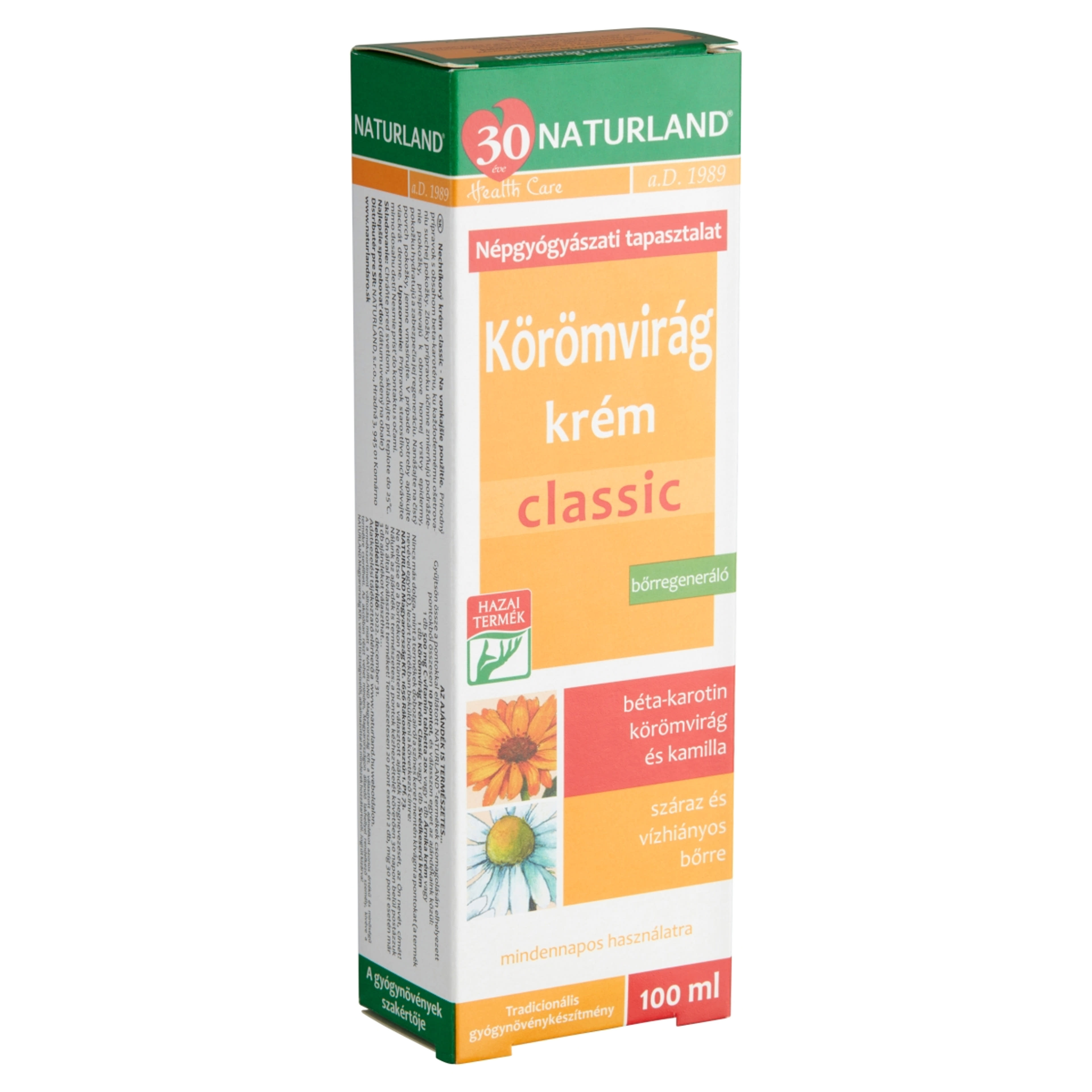 Naturland Classic Körömvirág Krém - 100 ml-2