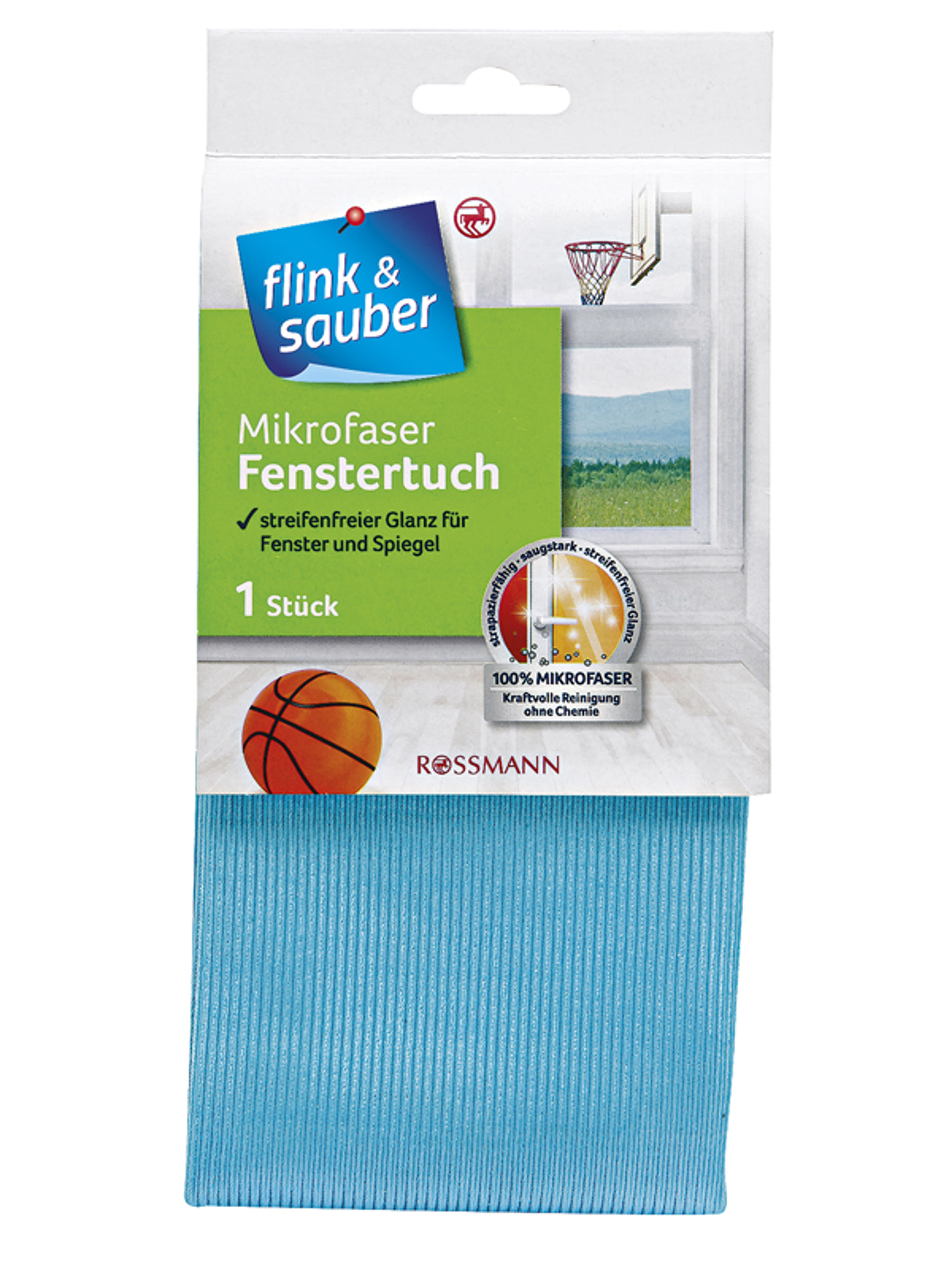 Flink & Sauber Mikroszálas Ablaktisztító Kendő - 1 db