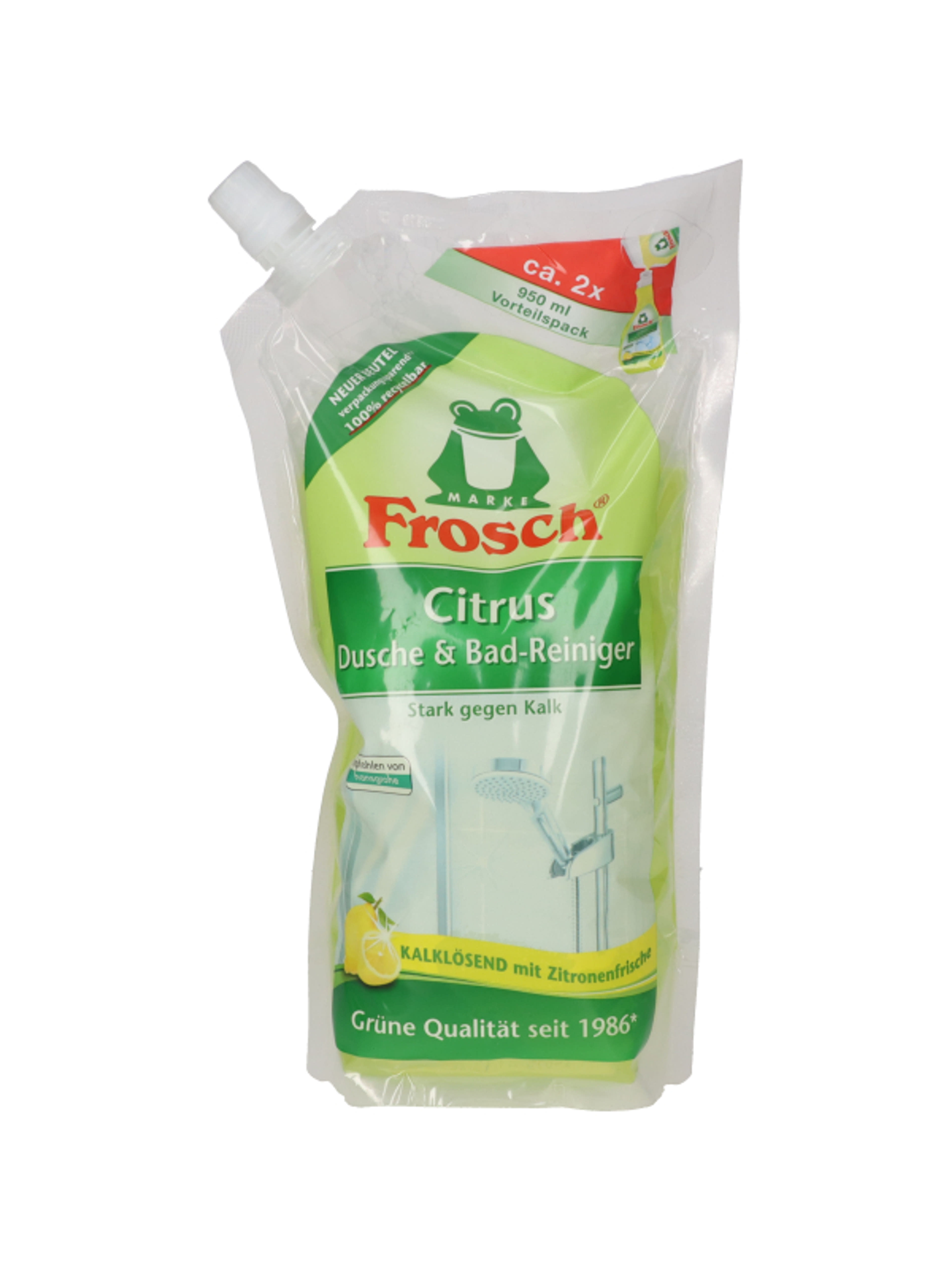 Frosch fürdőszoba tisztító utántöltő, citrus - 950 ml