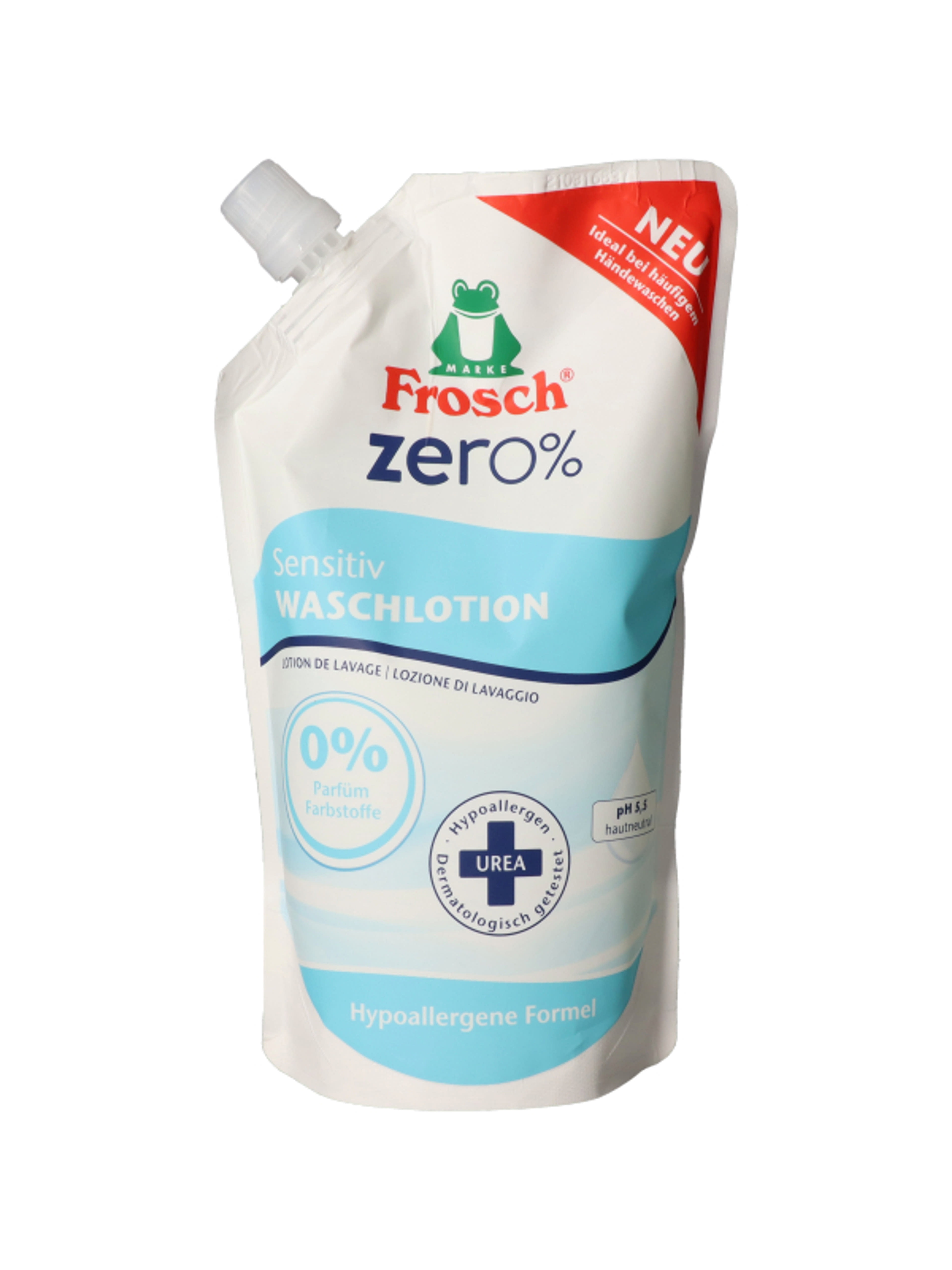 Frosch Zero 0%os folyékony szappan utántöltő, ureavál - 500 ml