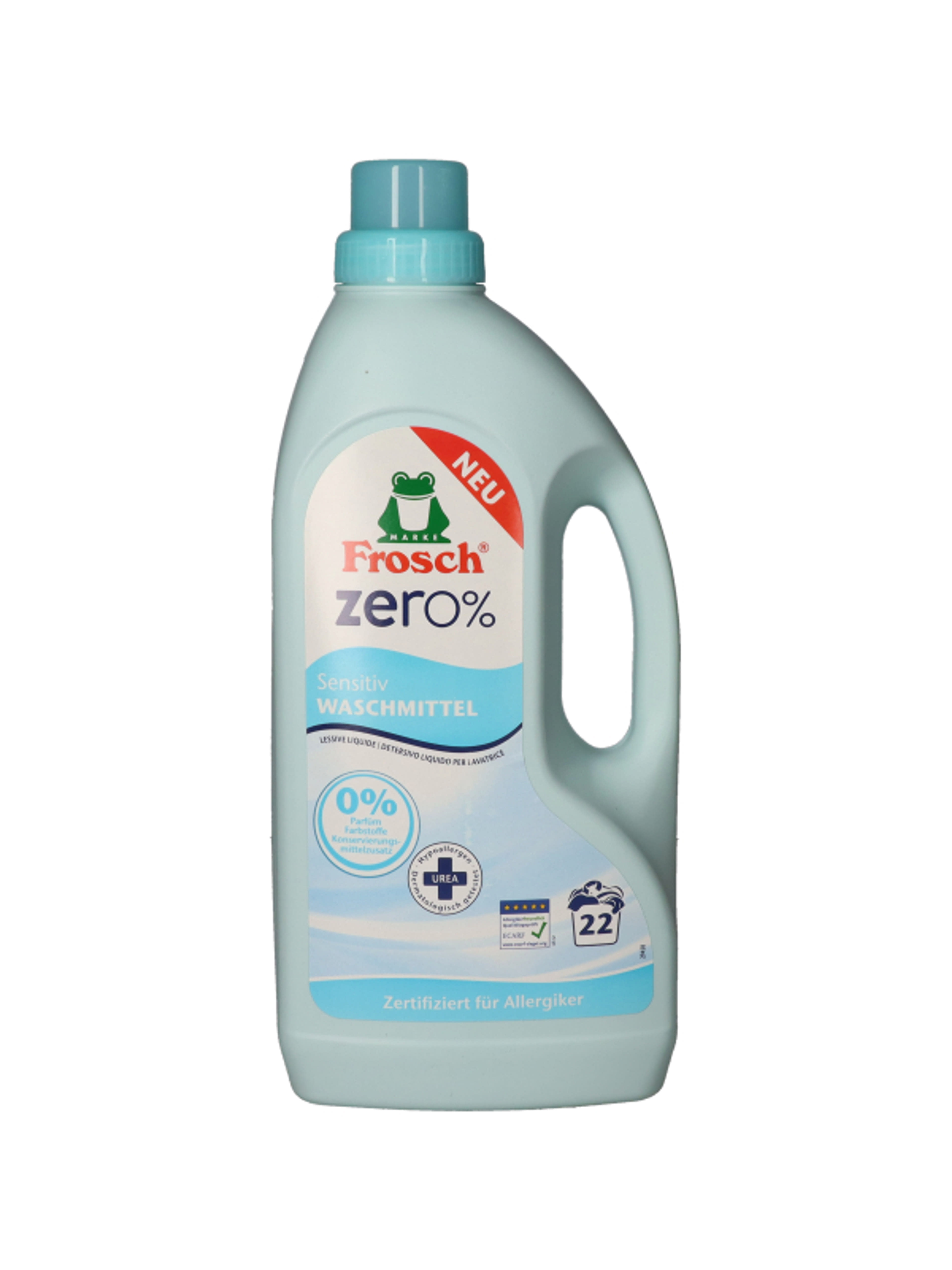 Frosch Zero folyékony mosószer, ureával 22 mosás - 1500 ml