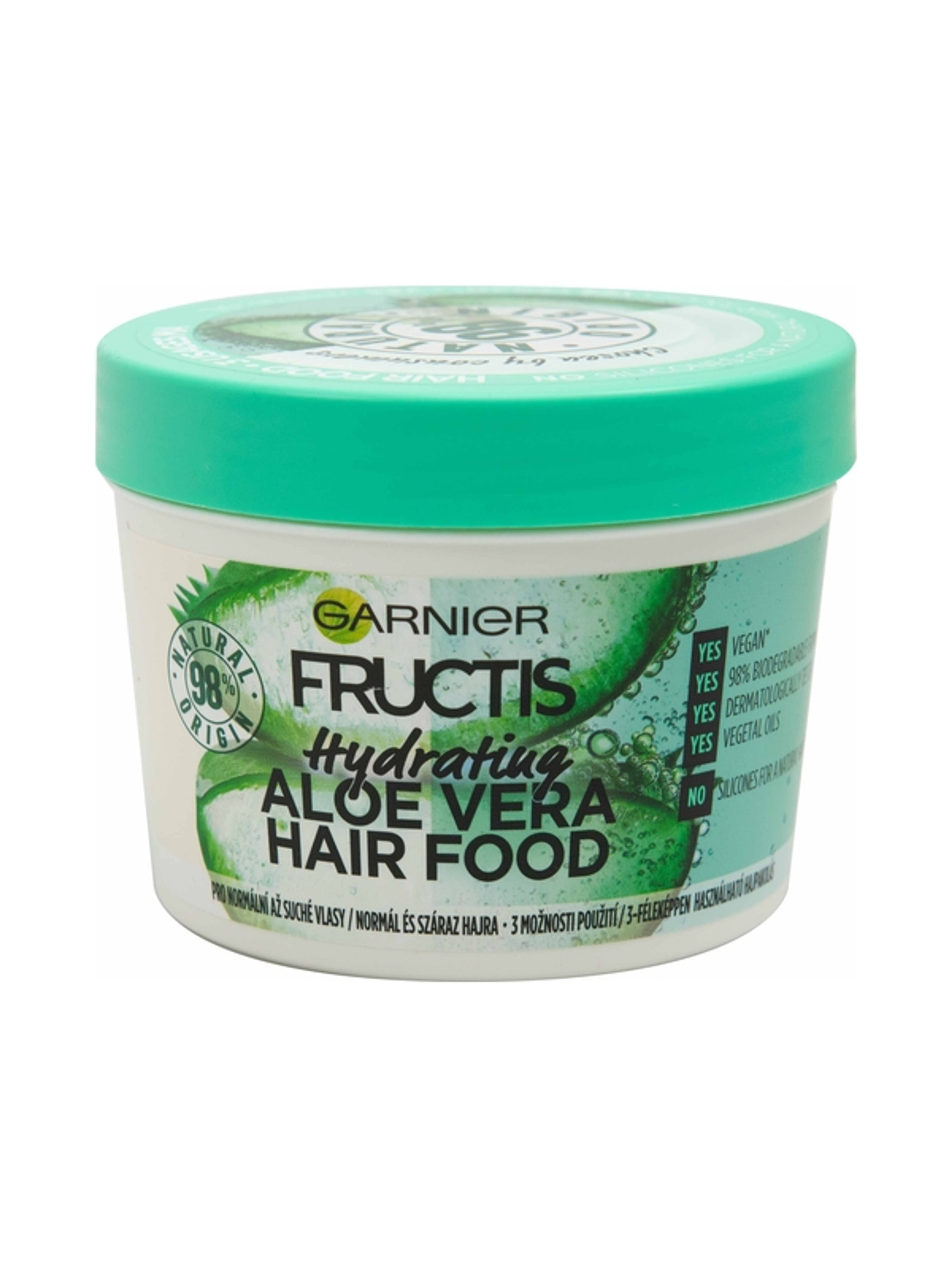 Garnier Fructis Hair Food Aloe Vera hidratáló hajmaszk - 390 ml