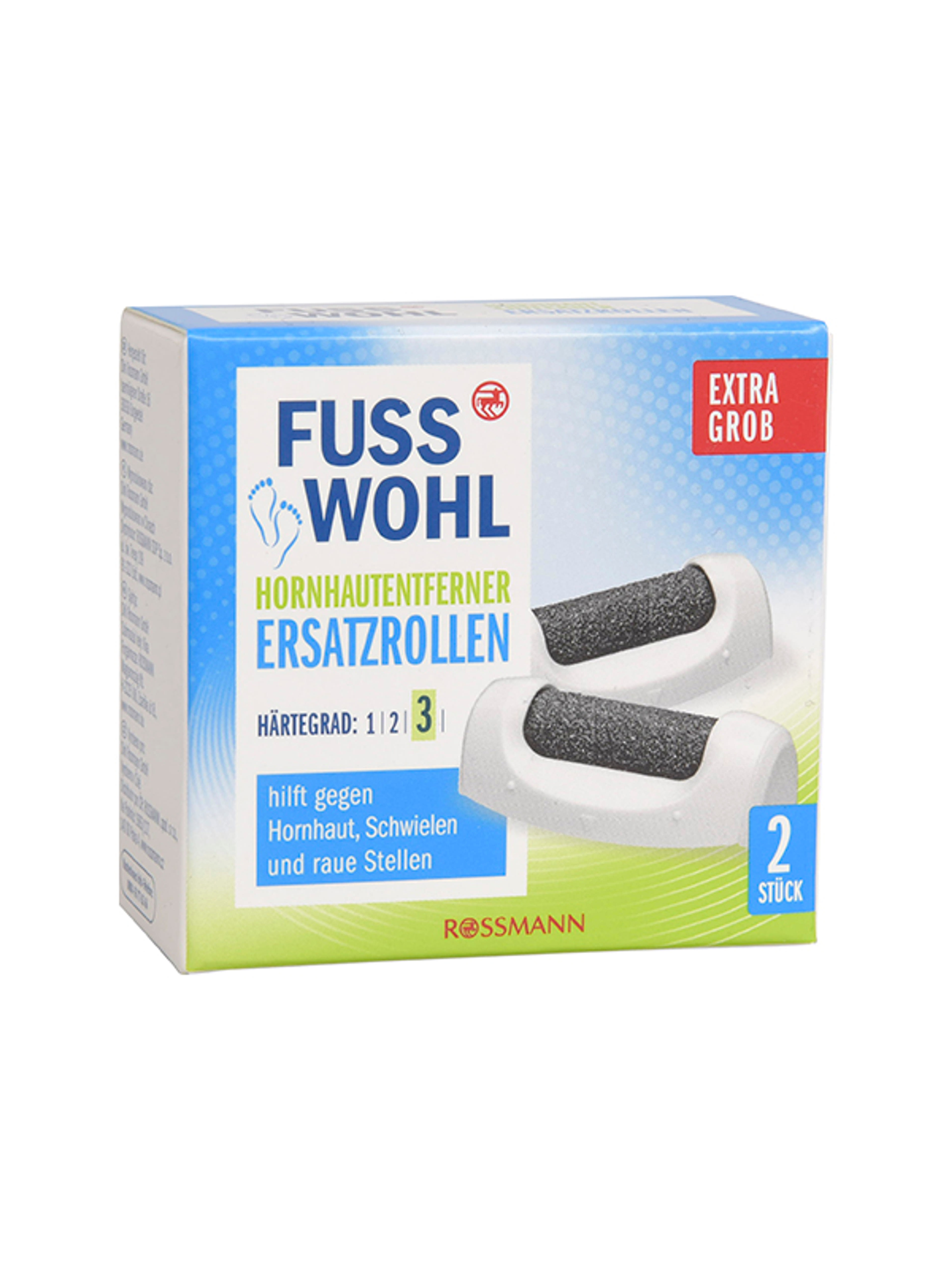 Fuss Wohl akkus bőrgyalu pótfej, extra durva - 2 db-1