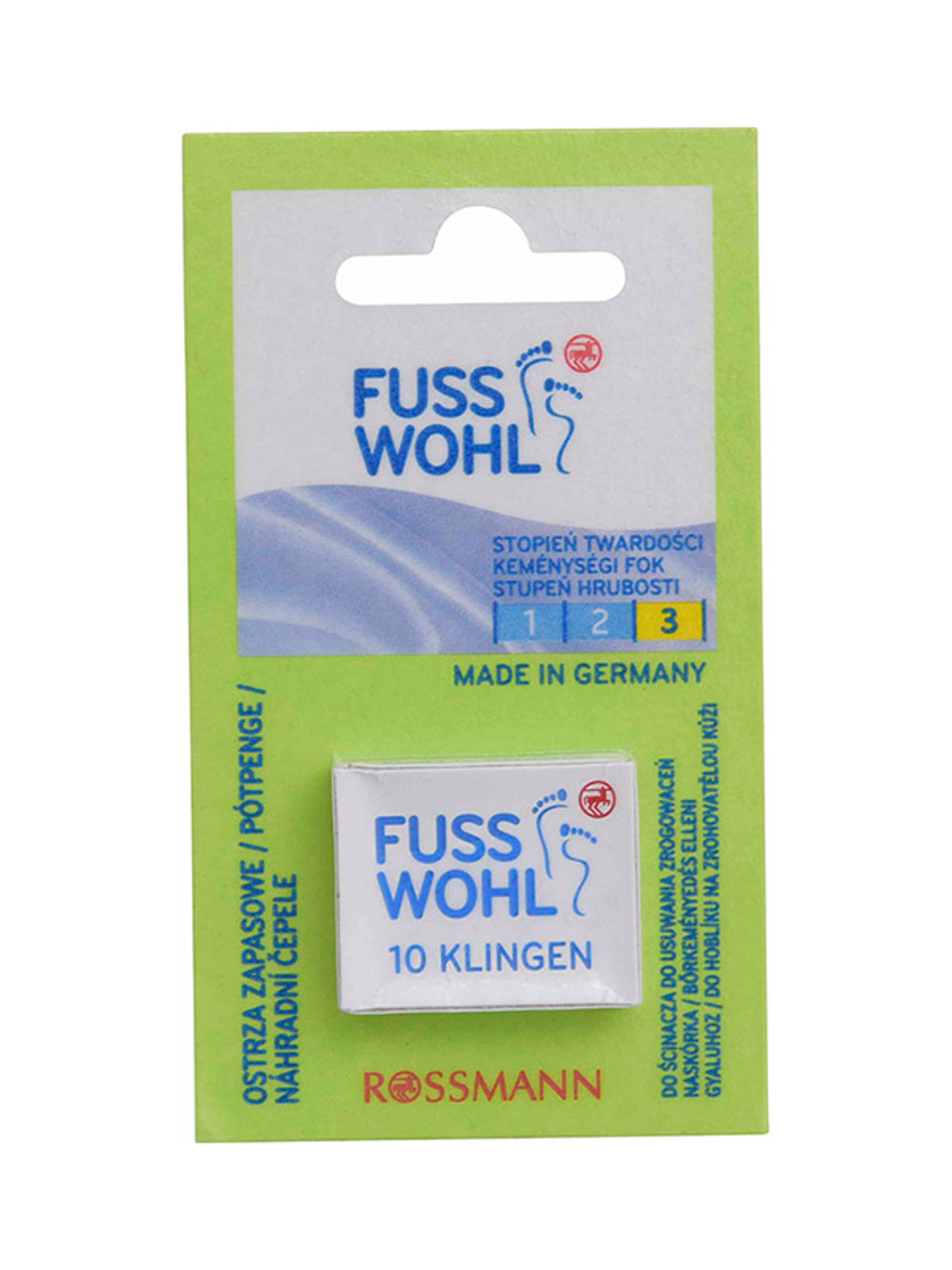 Fuss Wohl bőrgyalú pótpenge - 10 db-1
