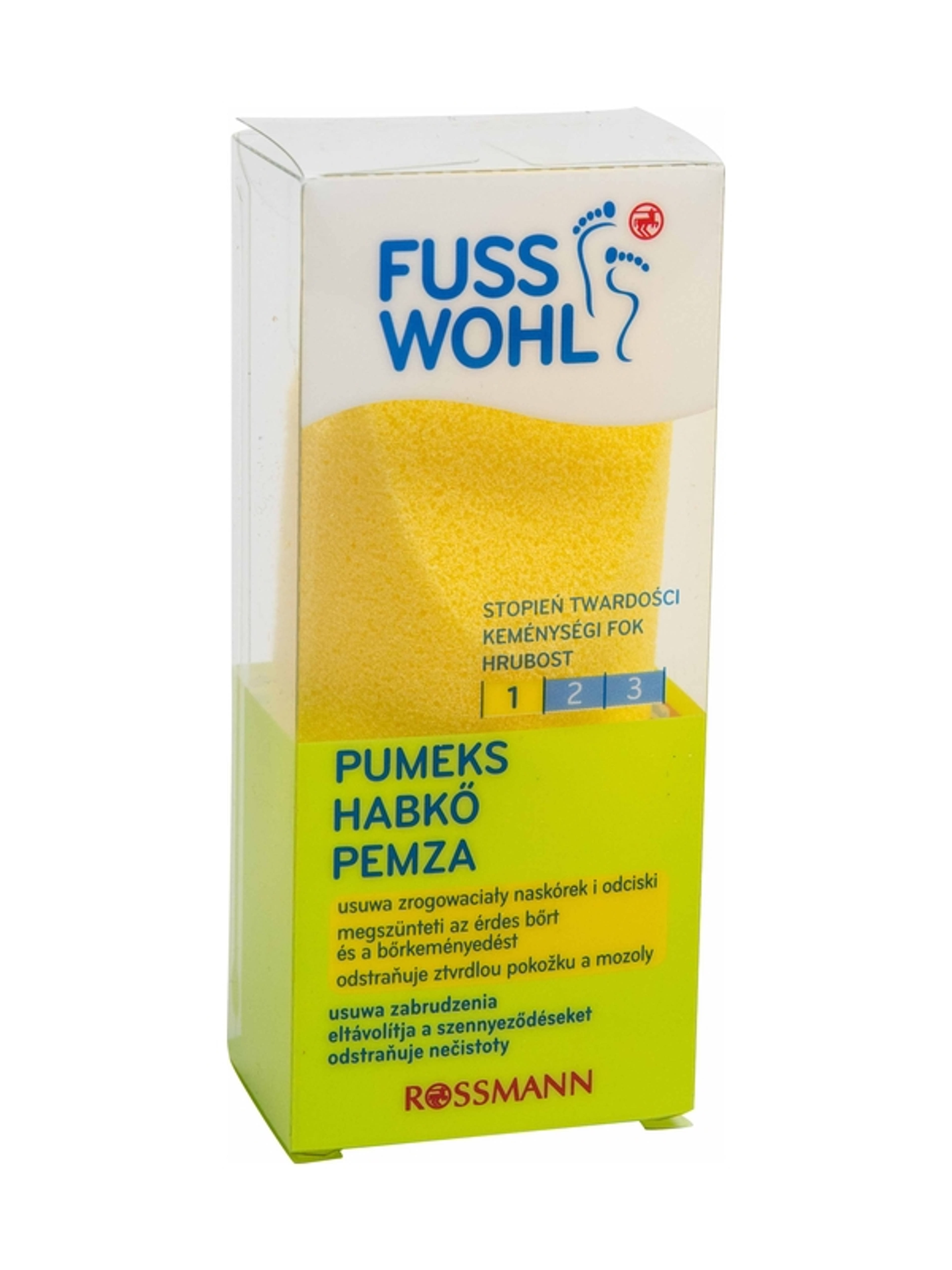 Fuss Wohl bőrtisztító szivacs - 1 db-2