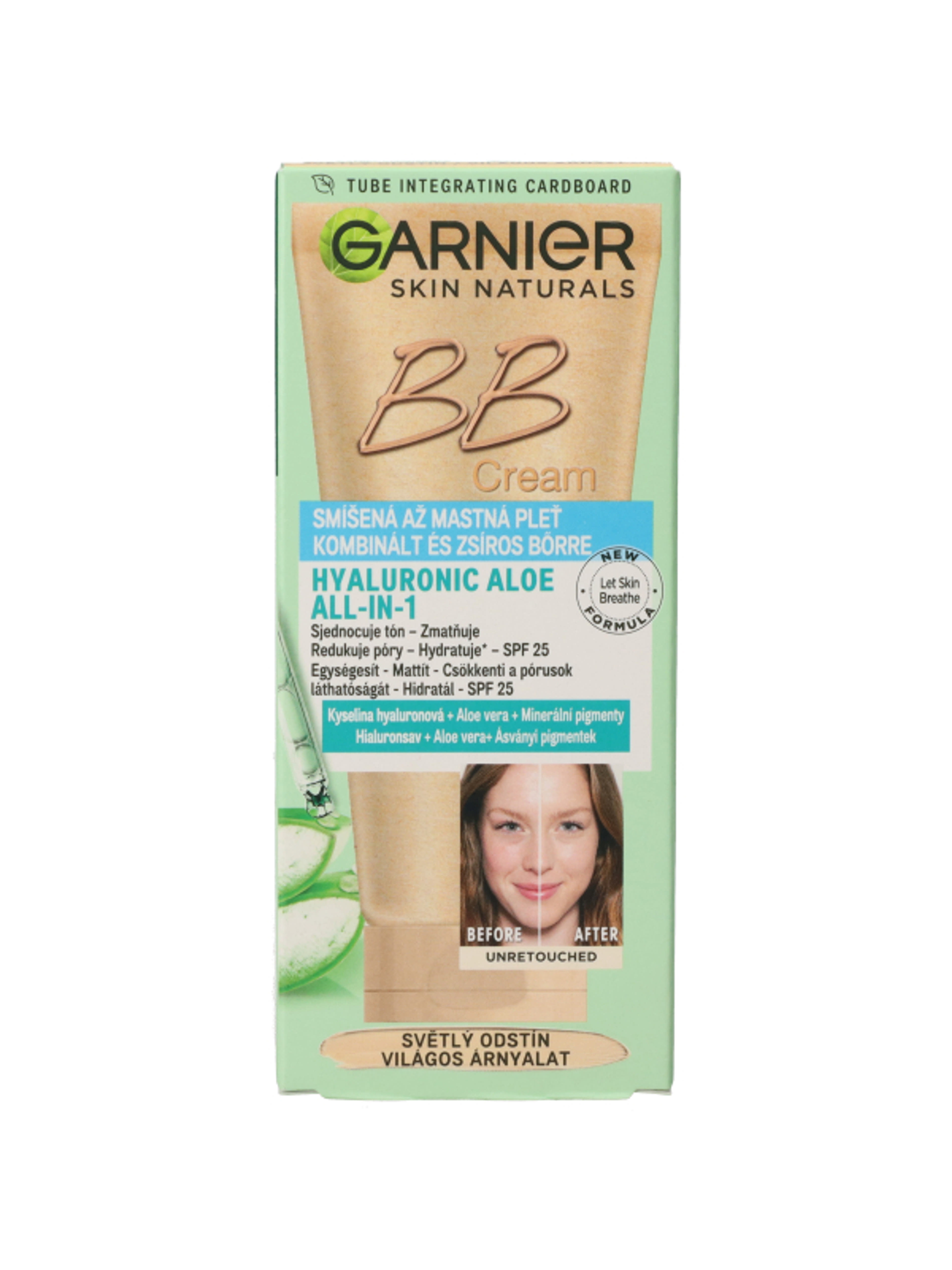 Garnier Skin Naturals  BB Cream Oil Free Light - 50 ml