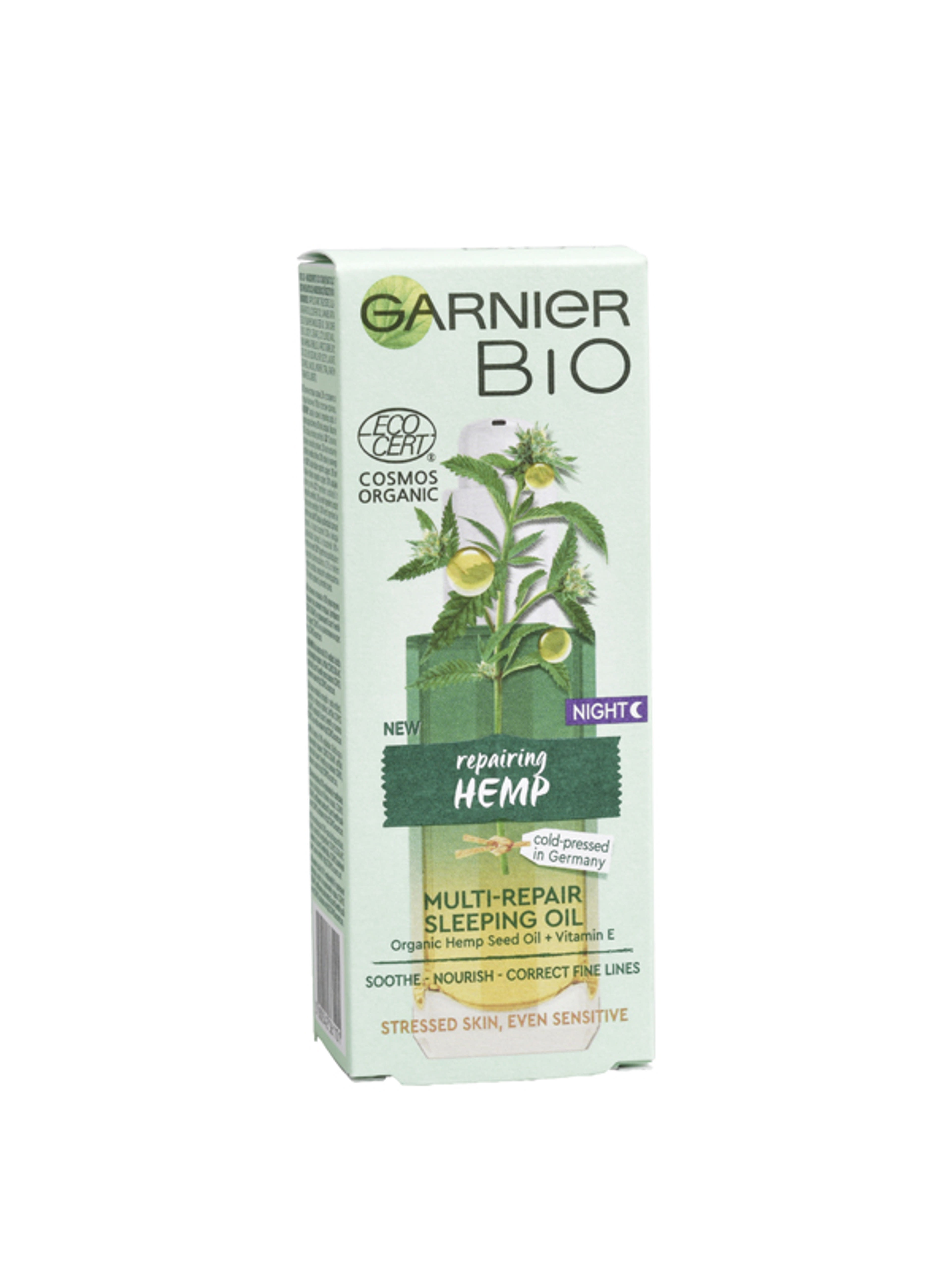 Garnier Bio Hemp többszörösen regeneráló éjszakai olaj - 30 ml-1
