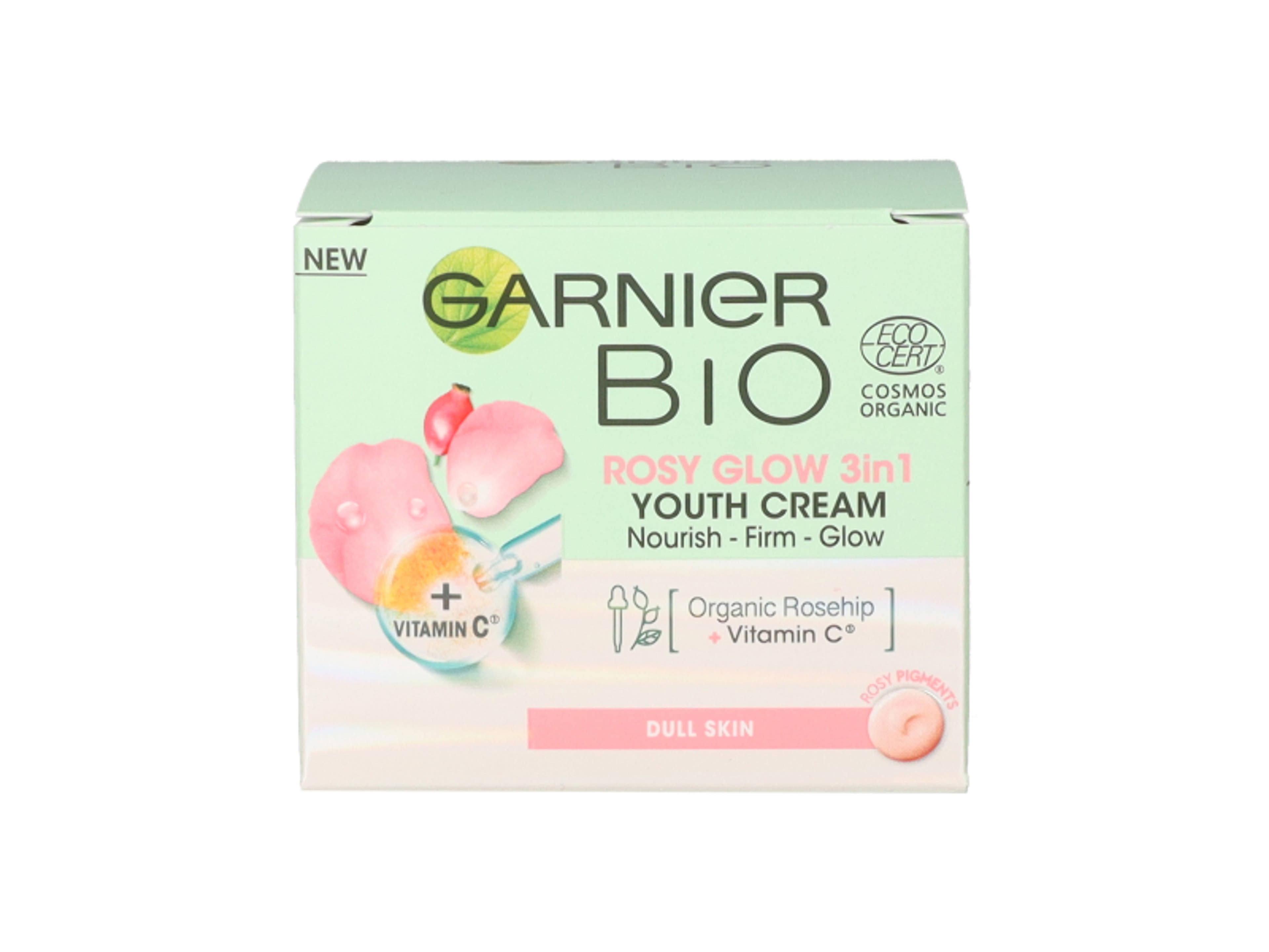 Garnier bio rosyglow 3in1 youth cream - 50 ml