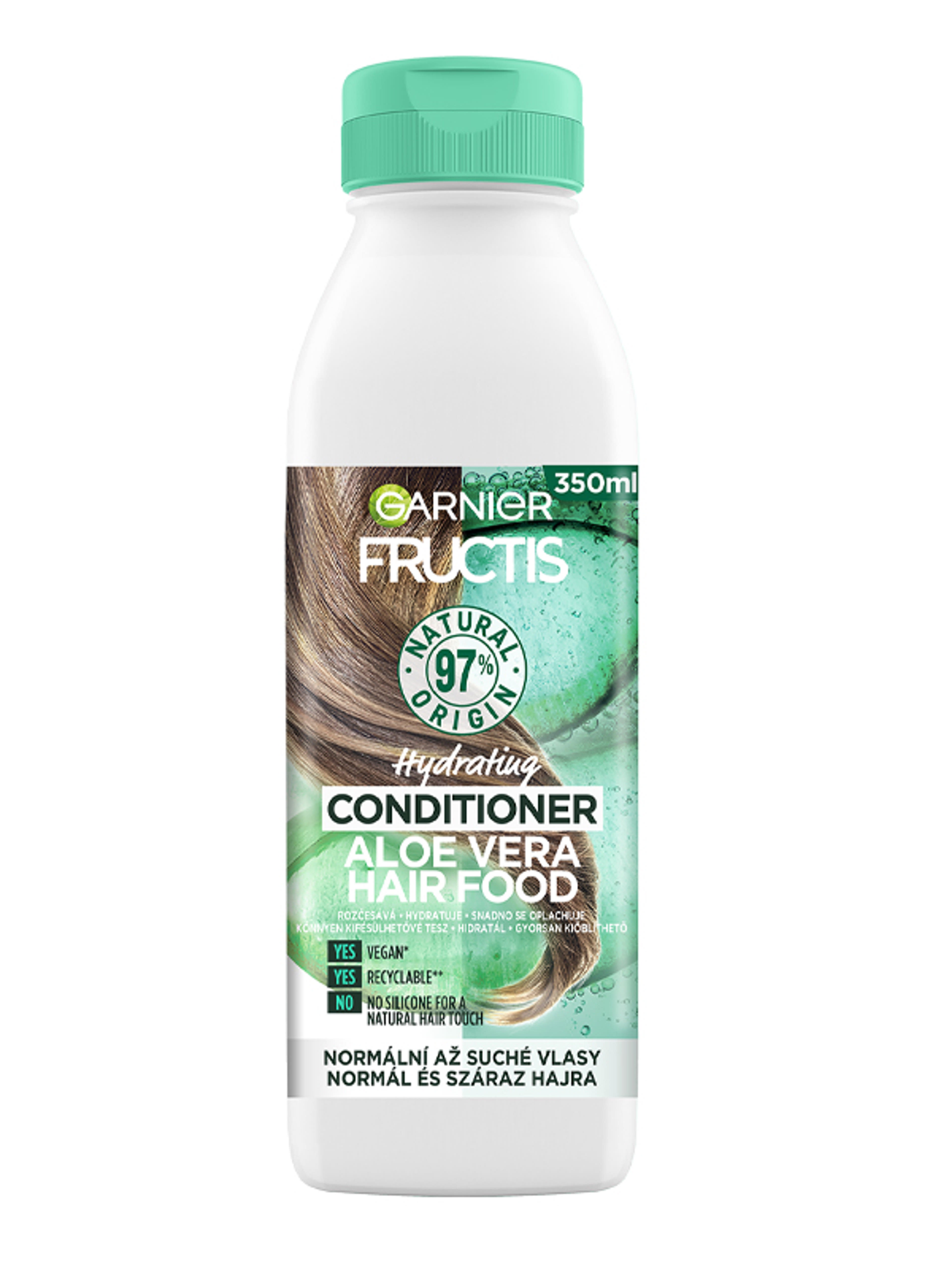 Garnier Fructis Hair Food Aloe Vera hidratáló hajbalzsam - 350 ml