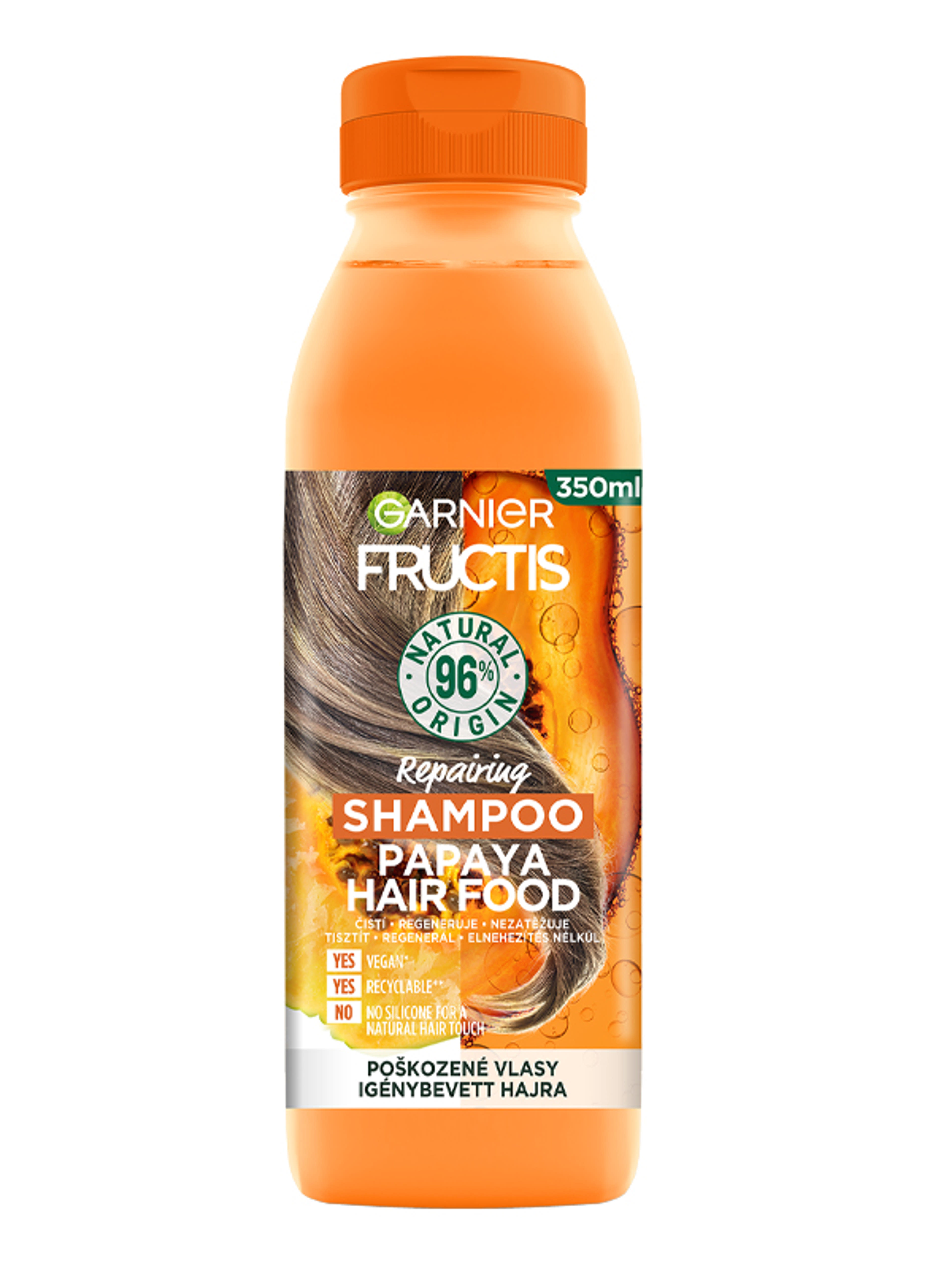Garnier Fructis Hair Food Papaya regeneráló sampon - 350 ml