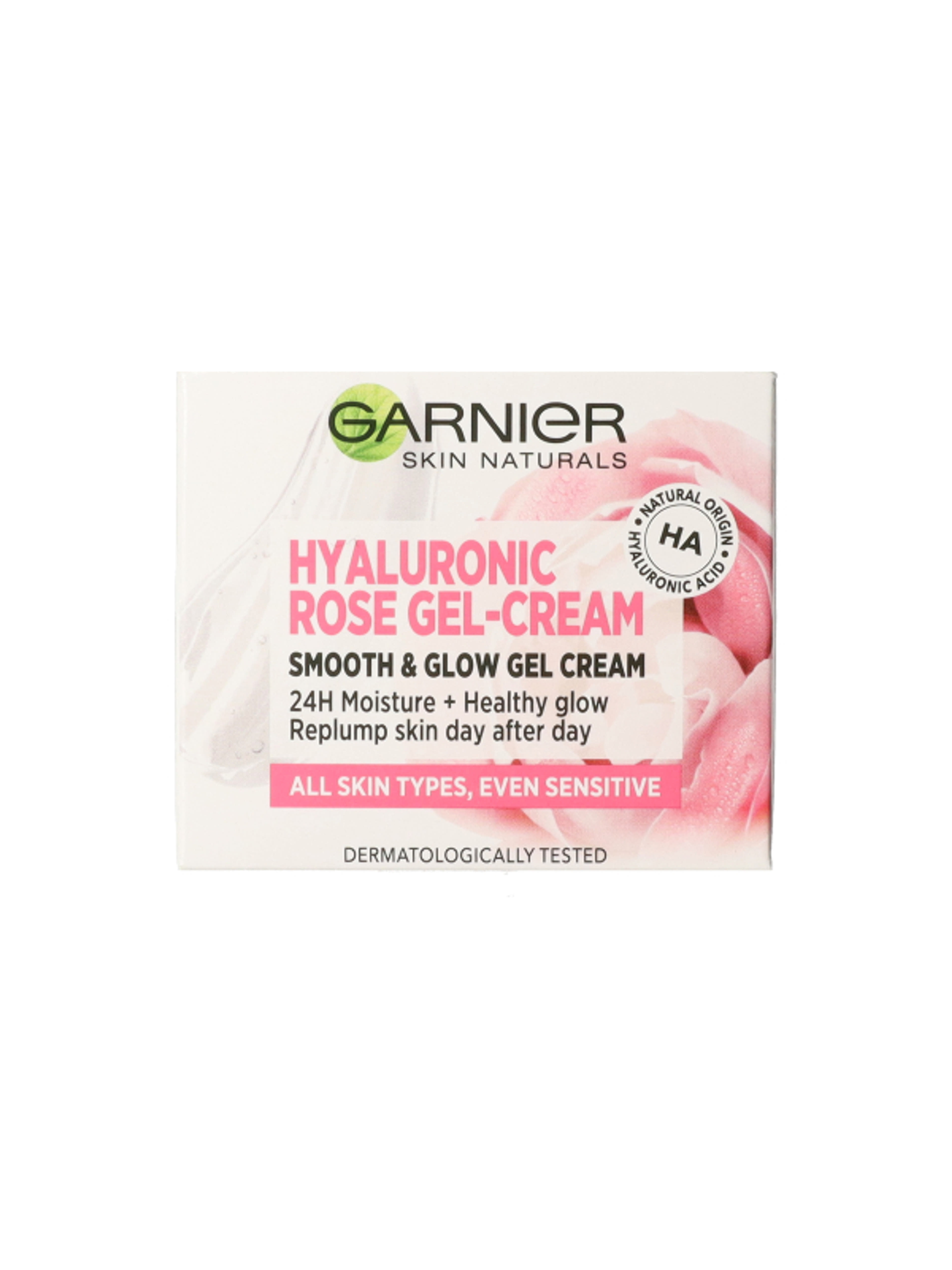 Garnier Hyaluronic Rose ragyogást adó arcápoló krém-gél - 1 db-2