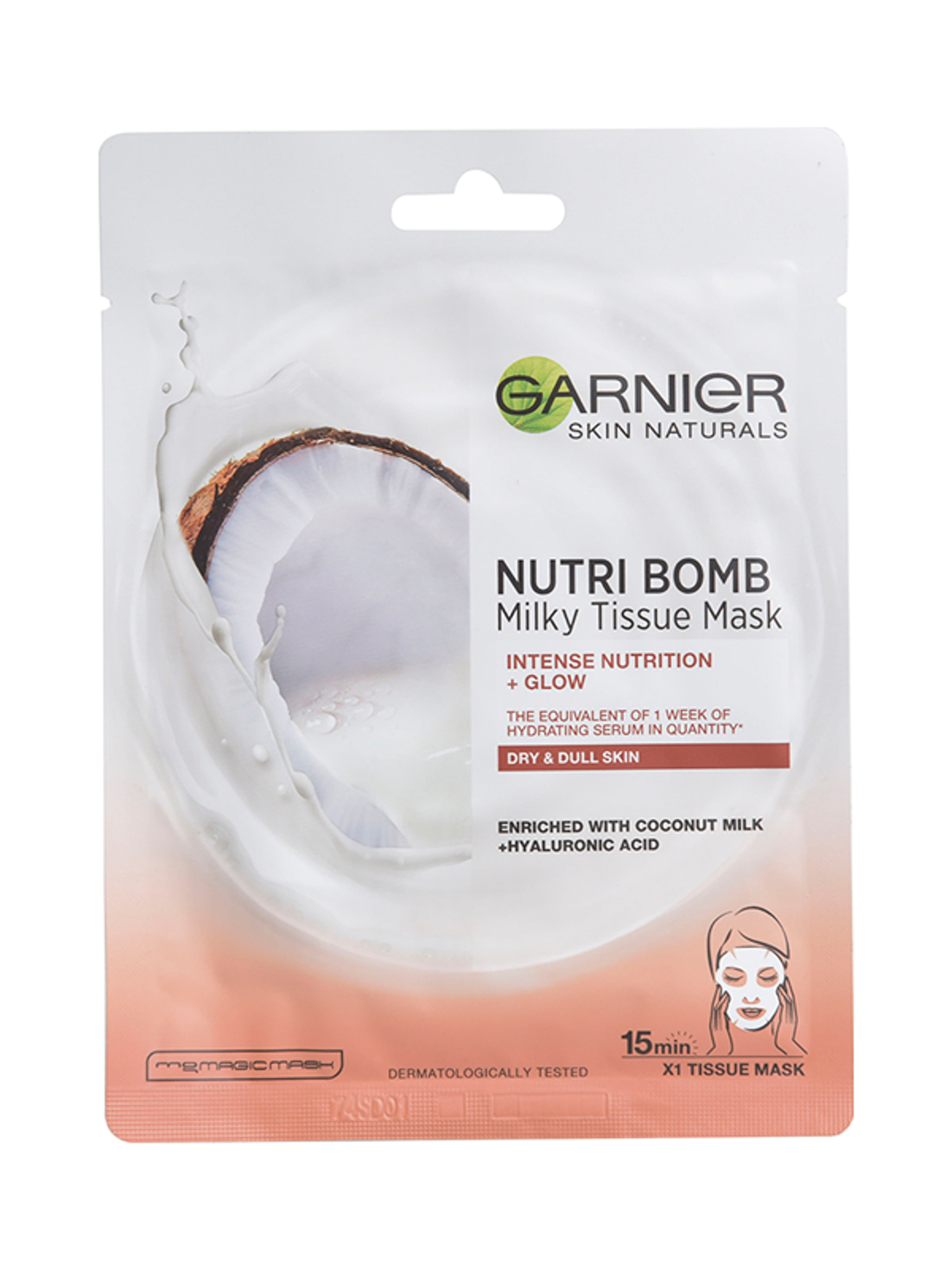 Garnier Skin Naturals Nutribomb Coco textil maszk - 28 g-1