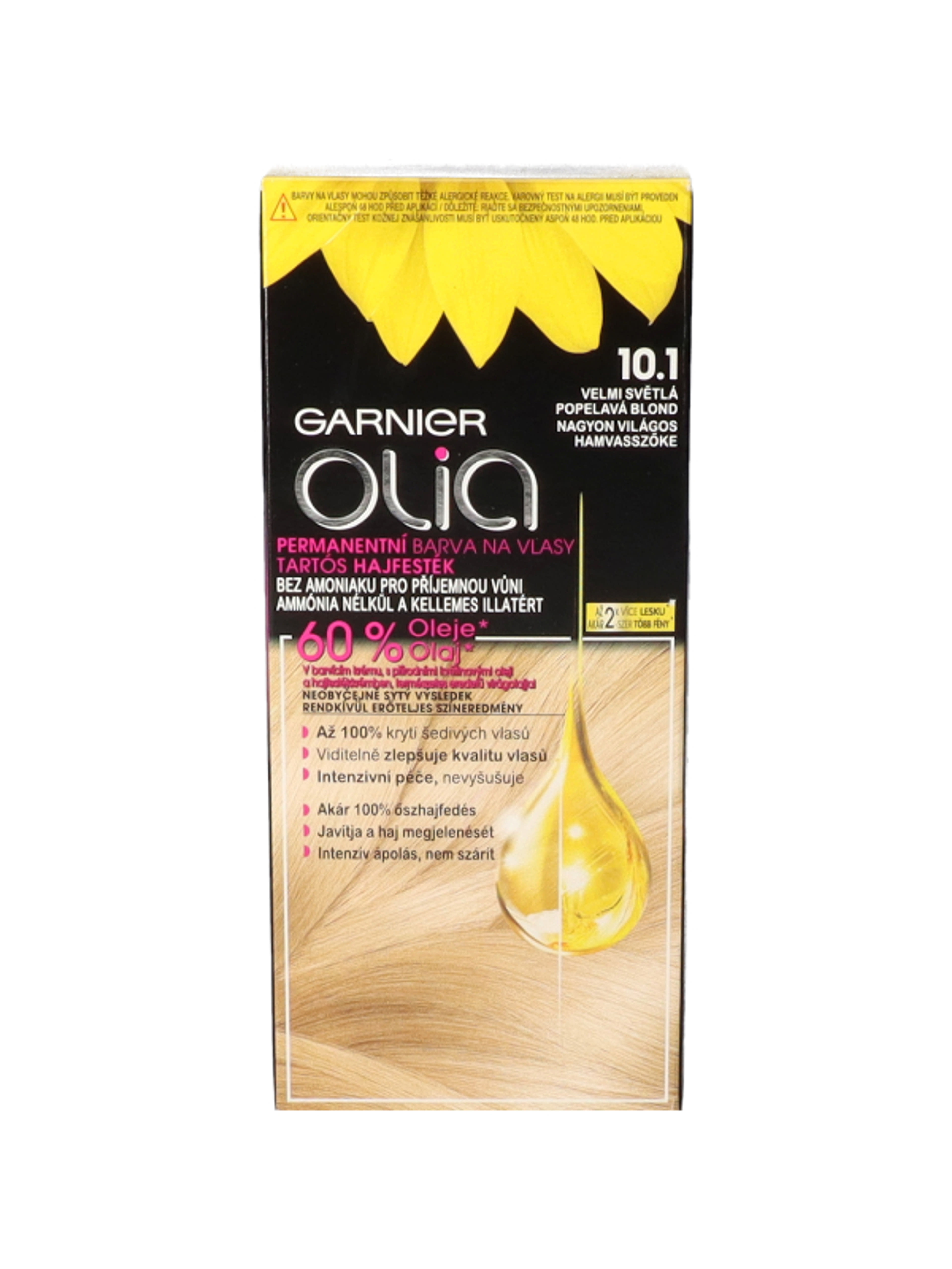 Garnier Olia tartós hajfesték 10.1 Nagyon világos hamvasszőke - 1 db-3