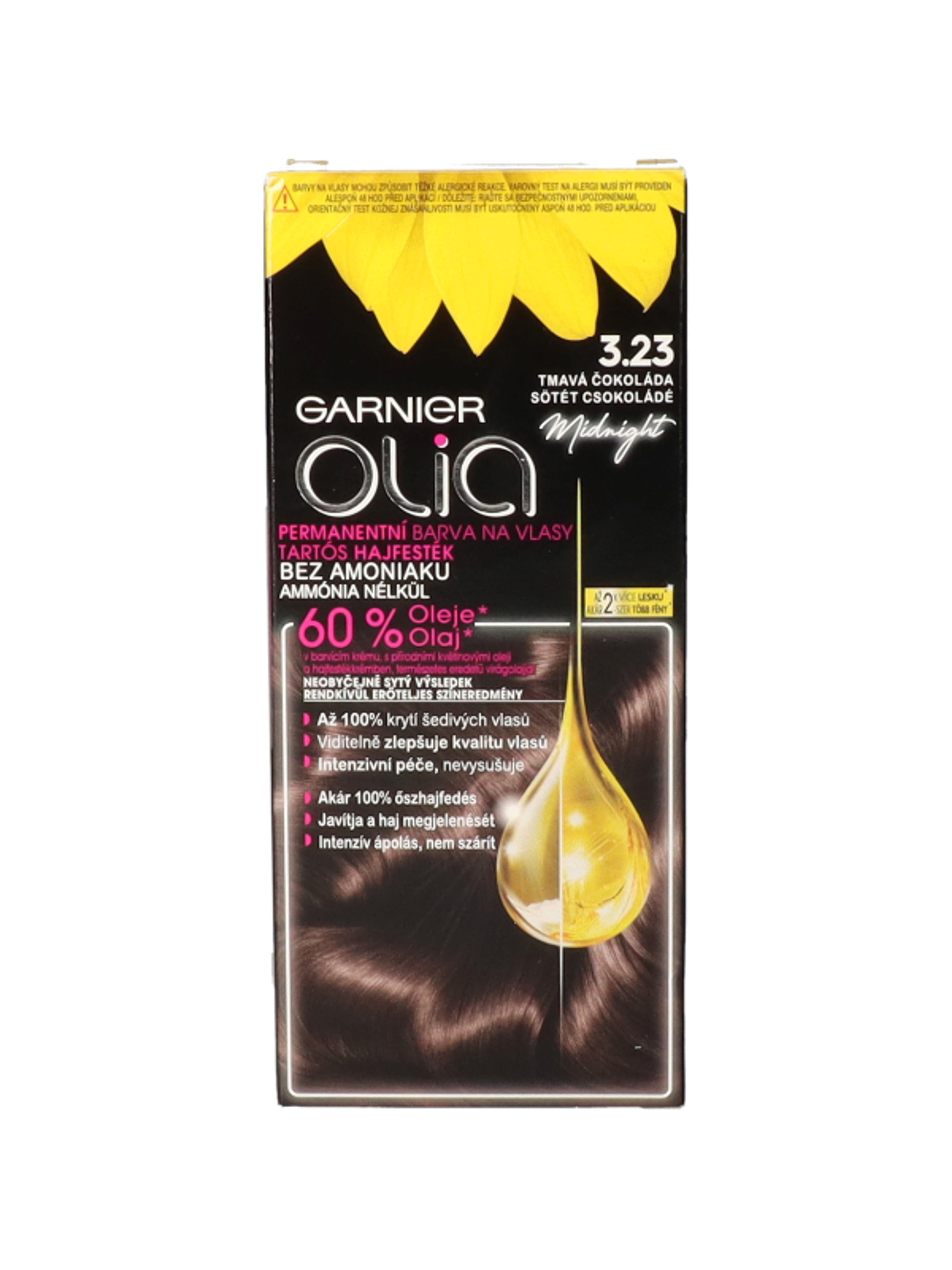 Garnier Olia tartós hajfesték 3.23 Sötét csokoládé - 1 db