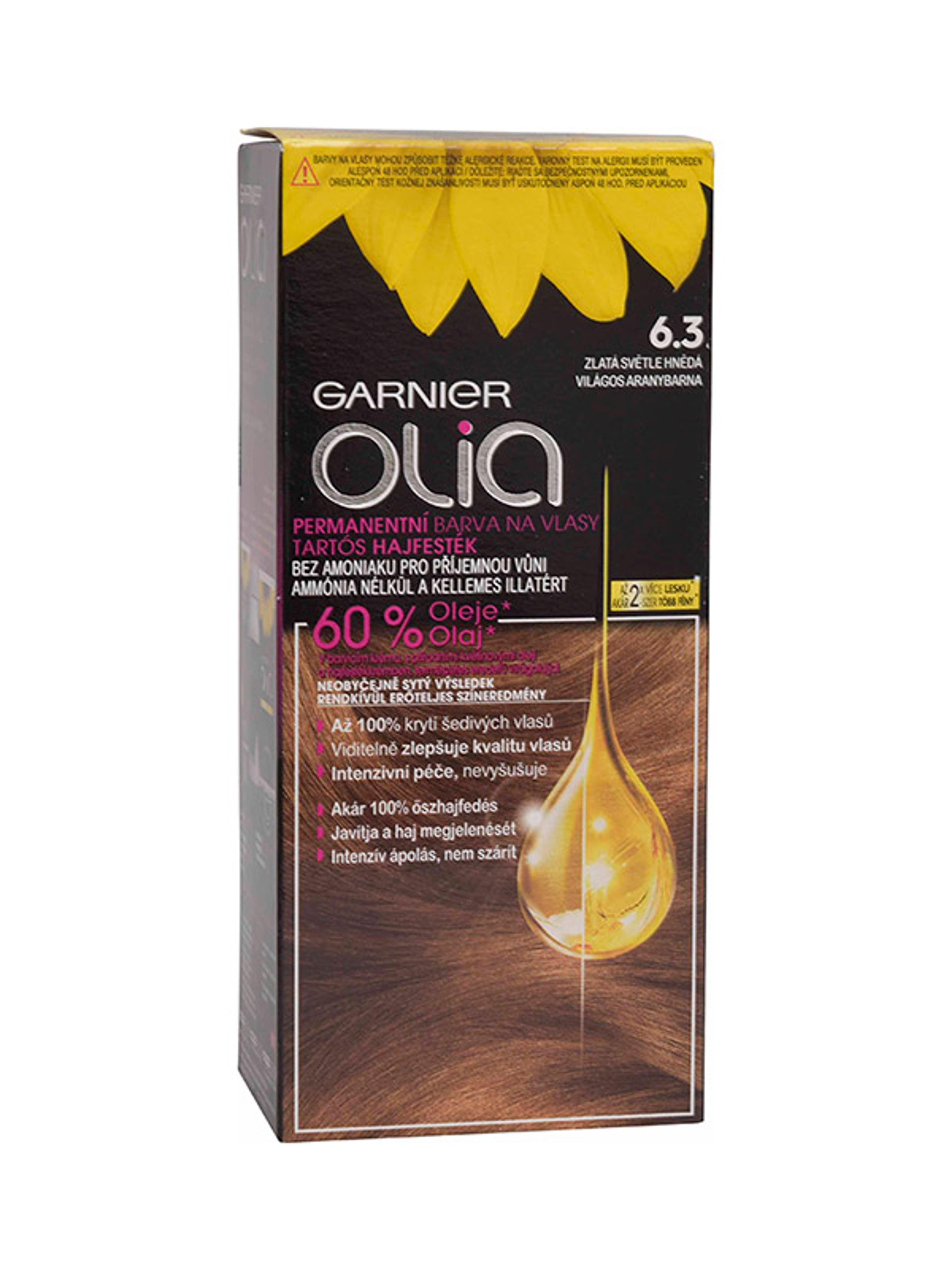 Garnier Olia tartós hajfesték 6.3 Világos aranybarna - 1 db