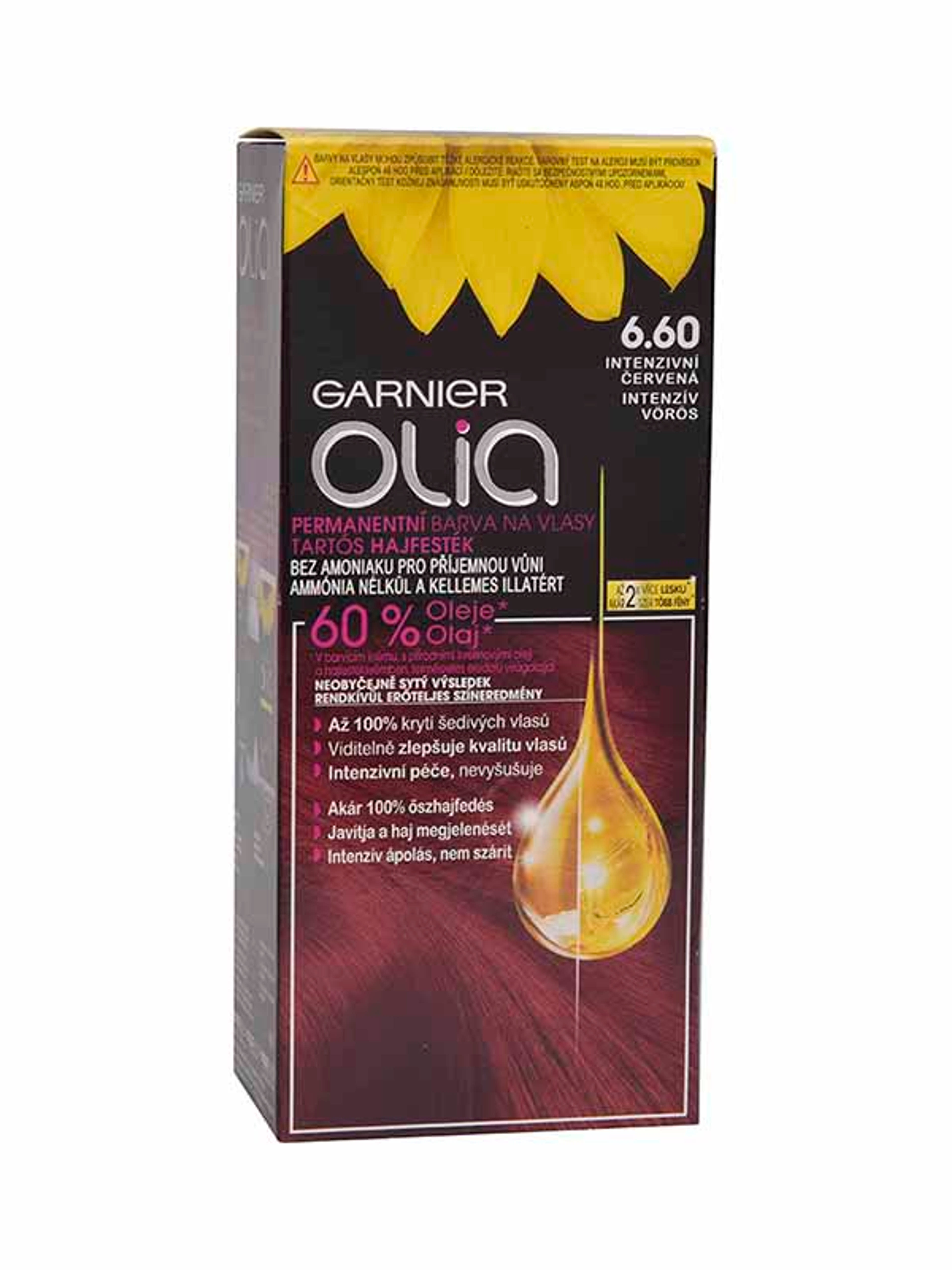 Garnier Olia tartós hajfesték 6.60 Intenzív vörös - 1 db-1