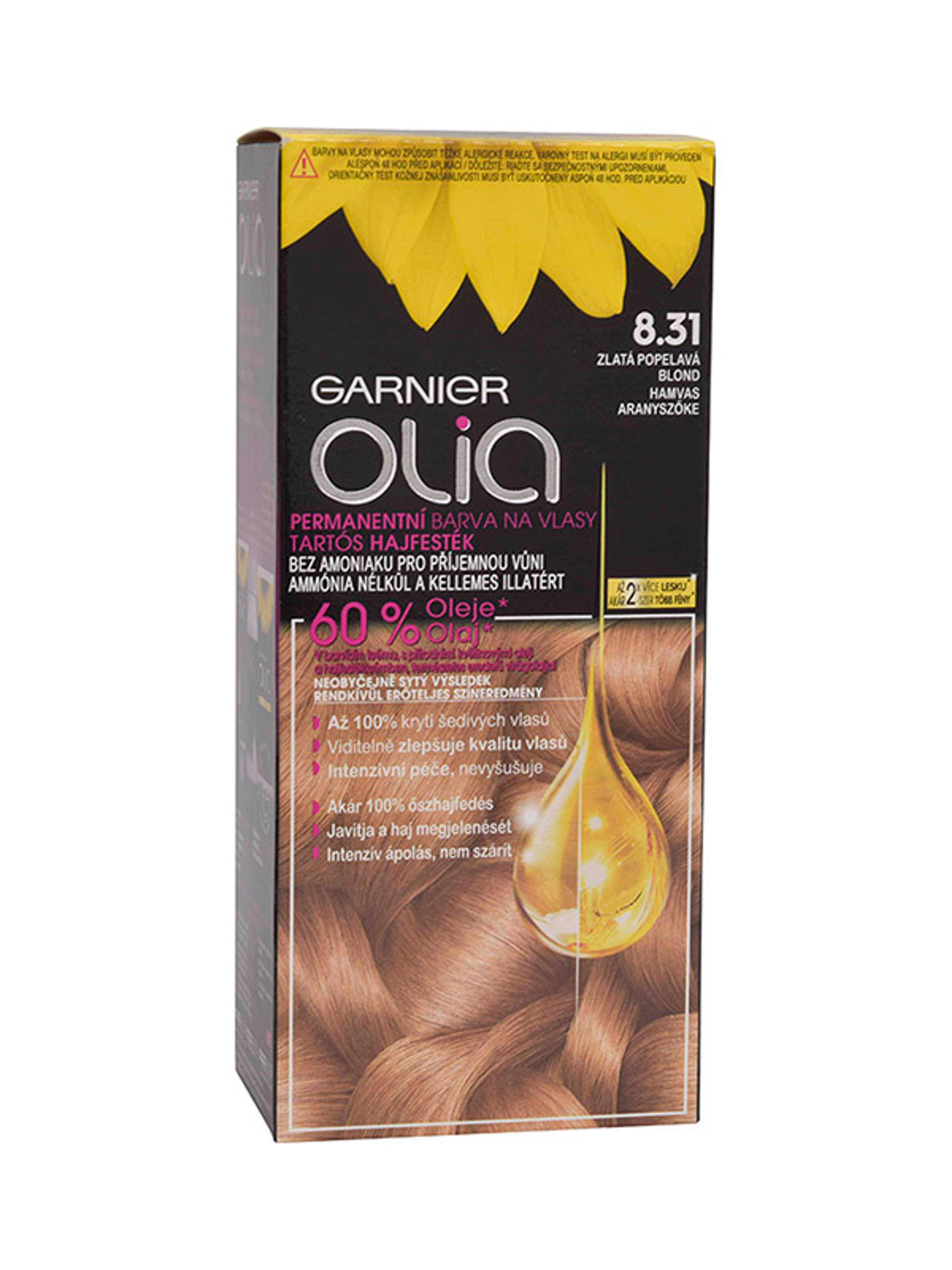 Garnier Olia tartós hajfesték 8.31 Hamvas aranyszőke - 1 db-3