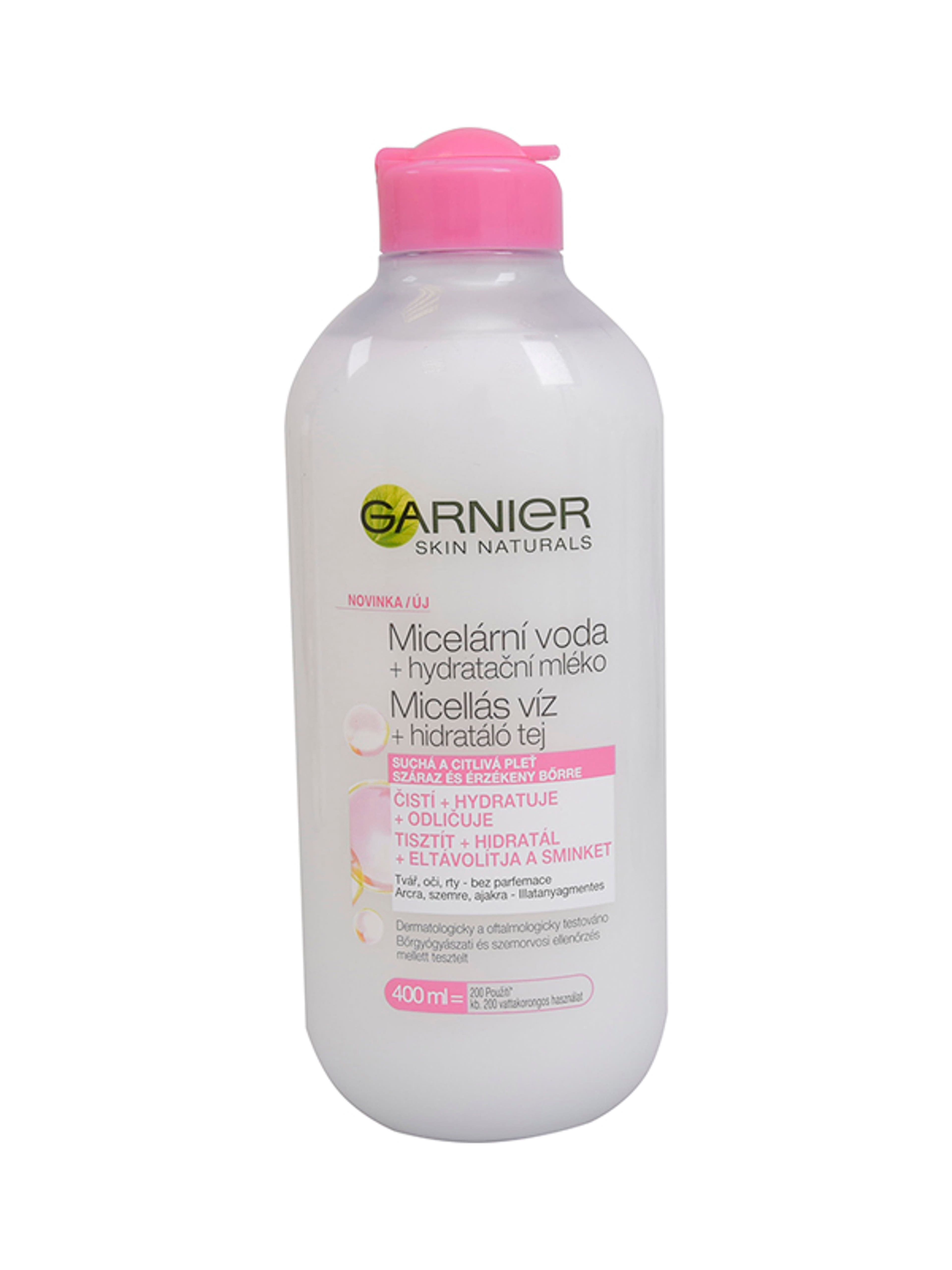 Garnier Skin Naturals micellás víz + hidratáló tej száraz és érzékeny bőrre - 400 ml-1