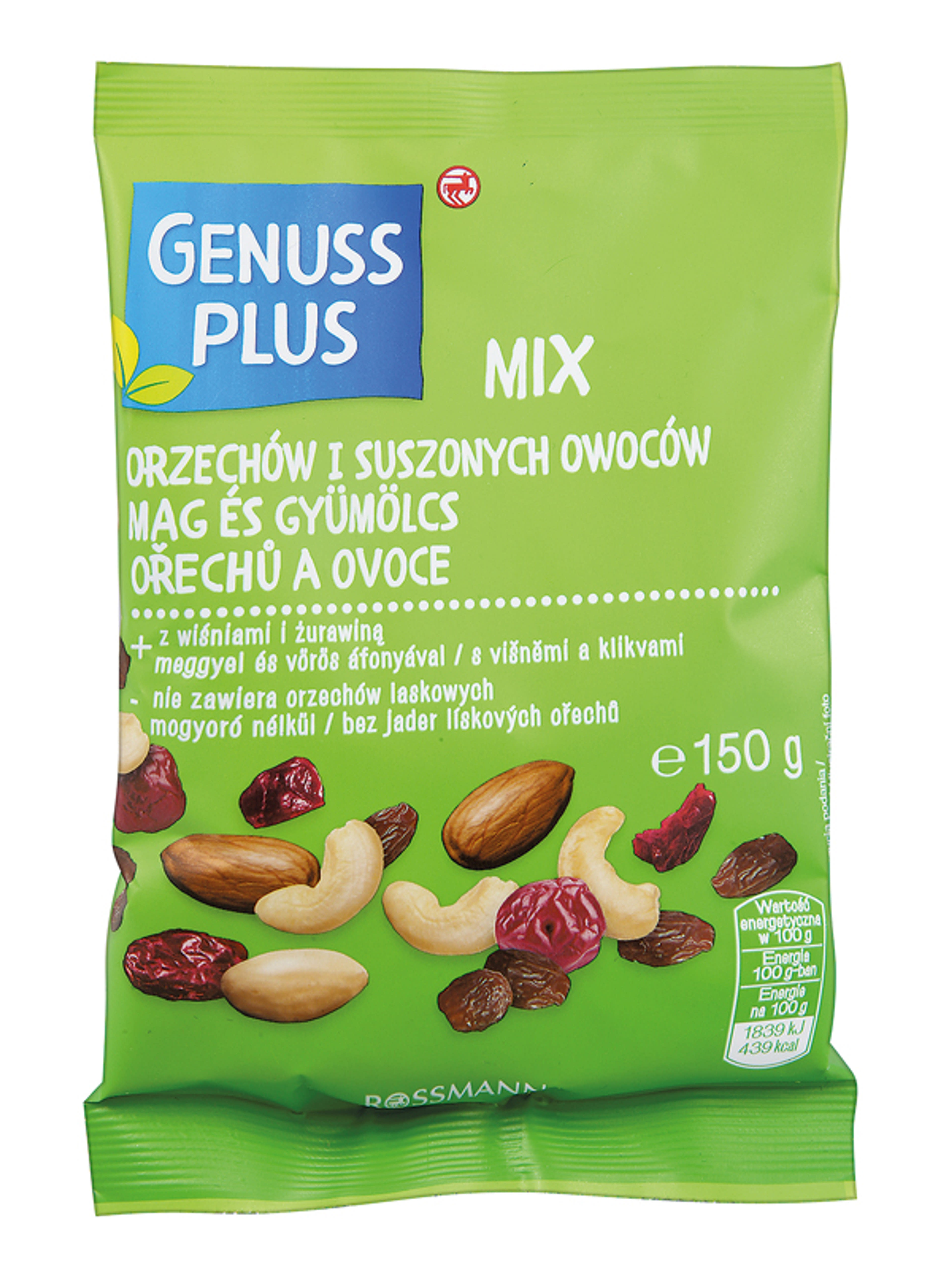 Genuss Plus gyümölcsös magkeverék - 150 g