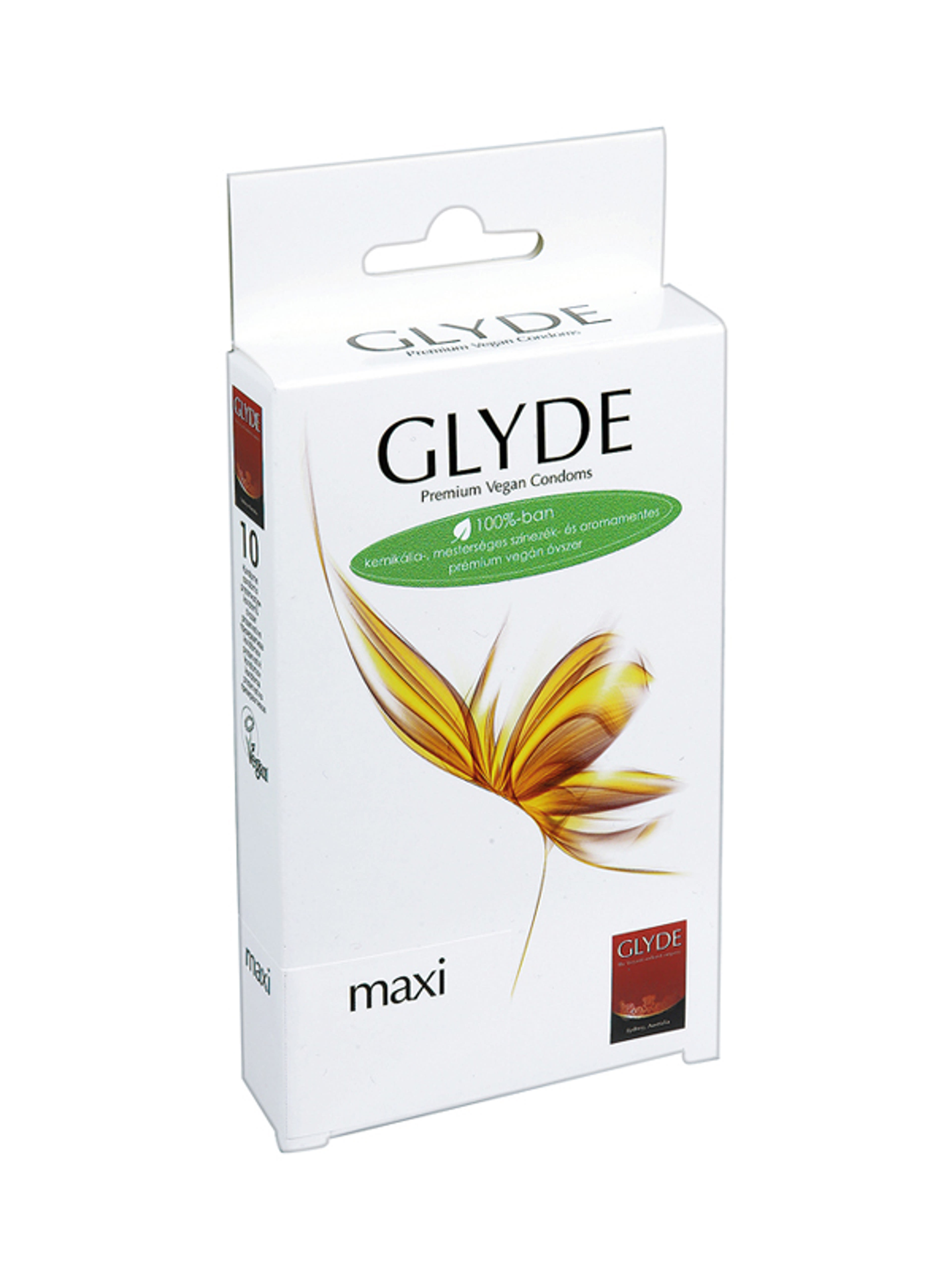 Glyde Maxi prémium vegán óvszer - 10 db