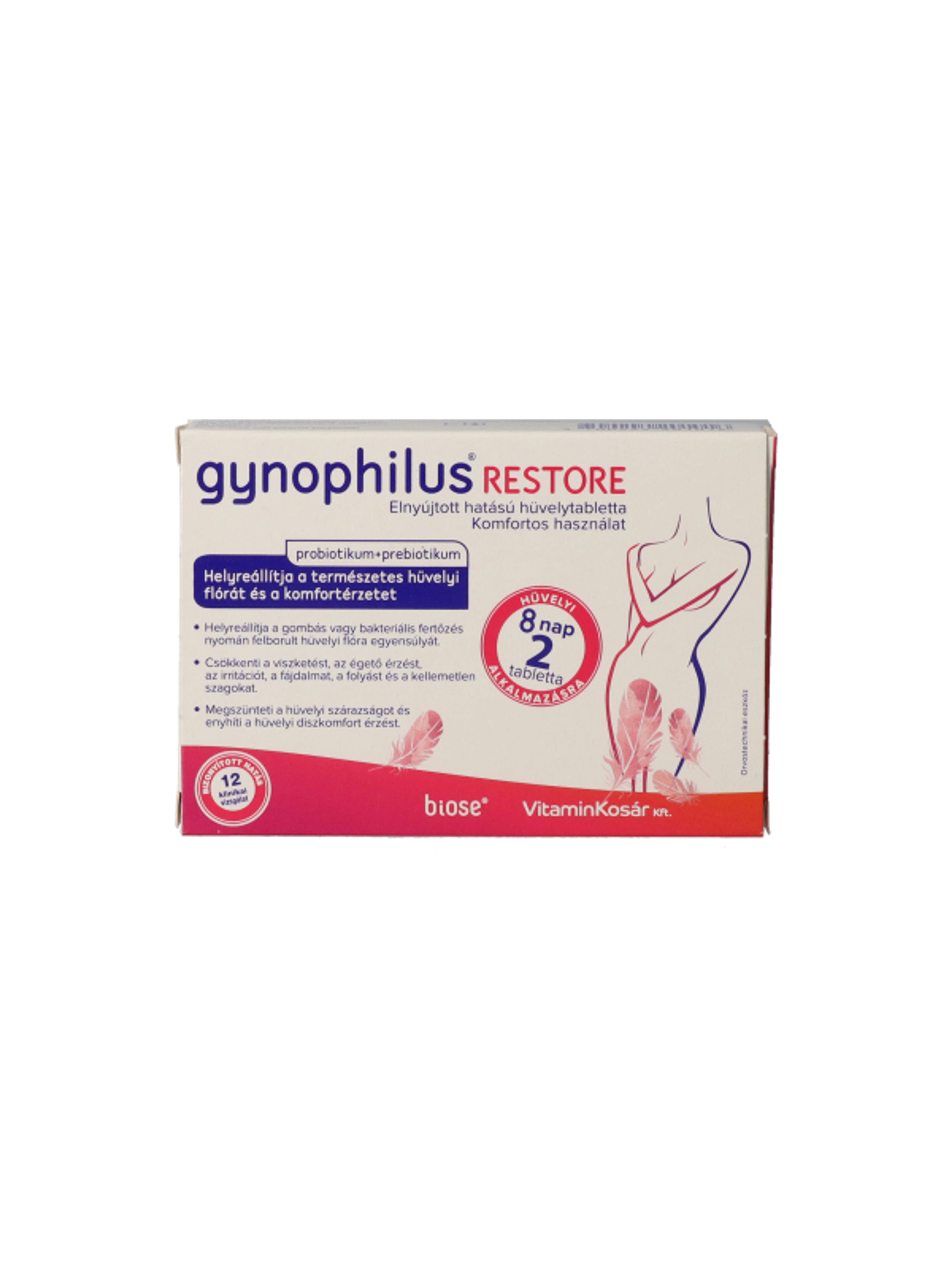 Gynophilus Restore hüvelytabletta - 2 db