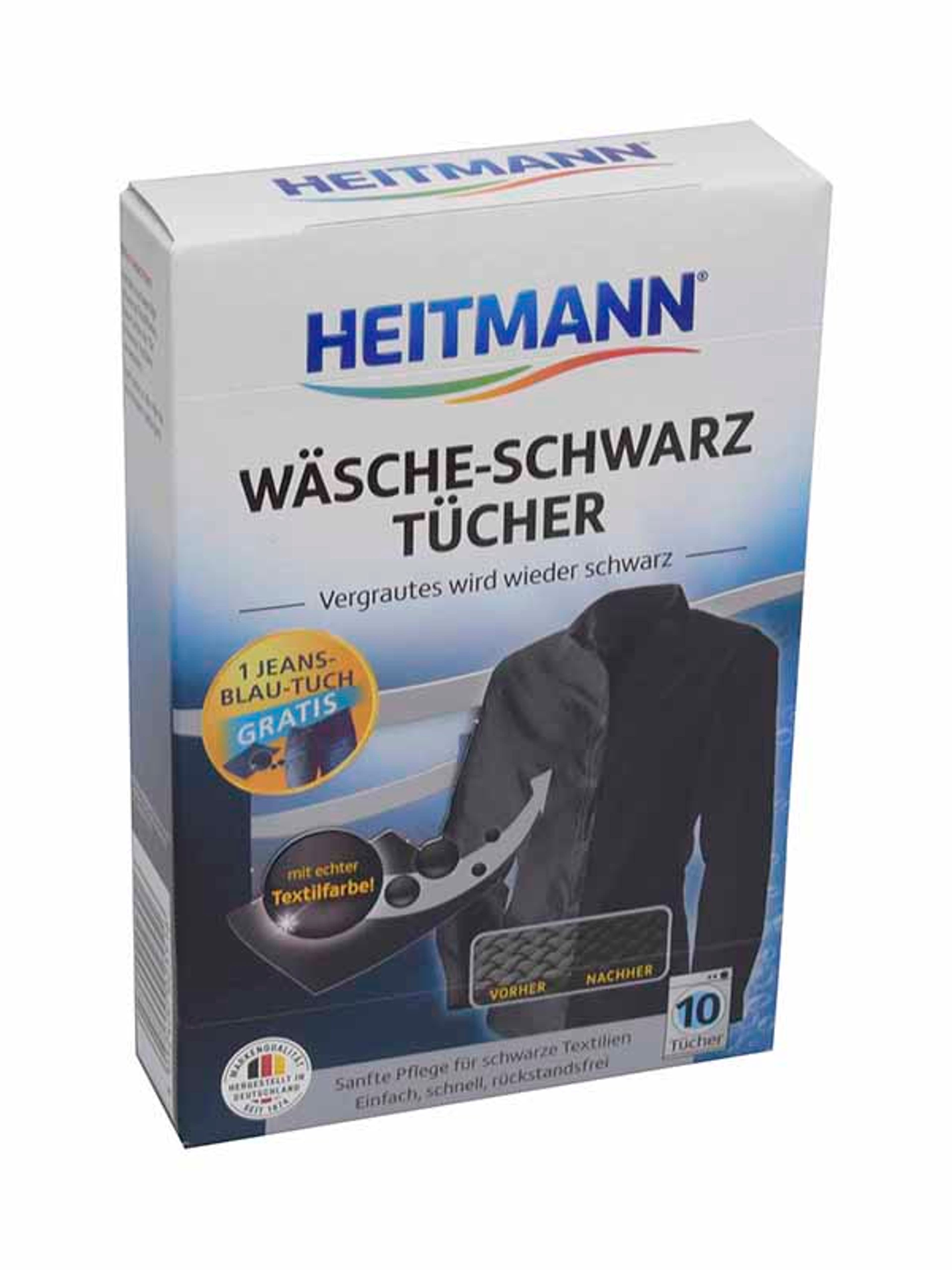 Heitmann Fekete Színfrissítő Kendő - 10 db