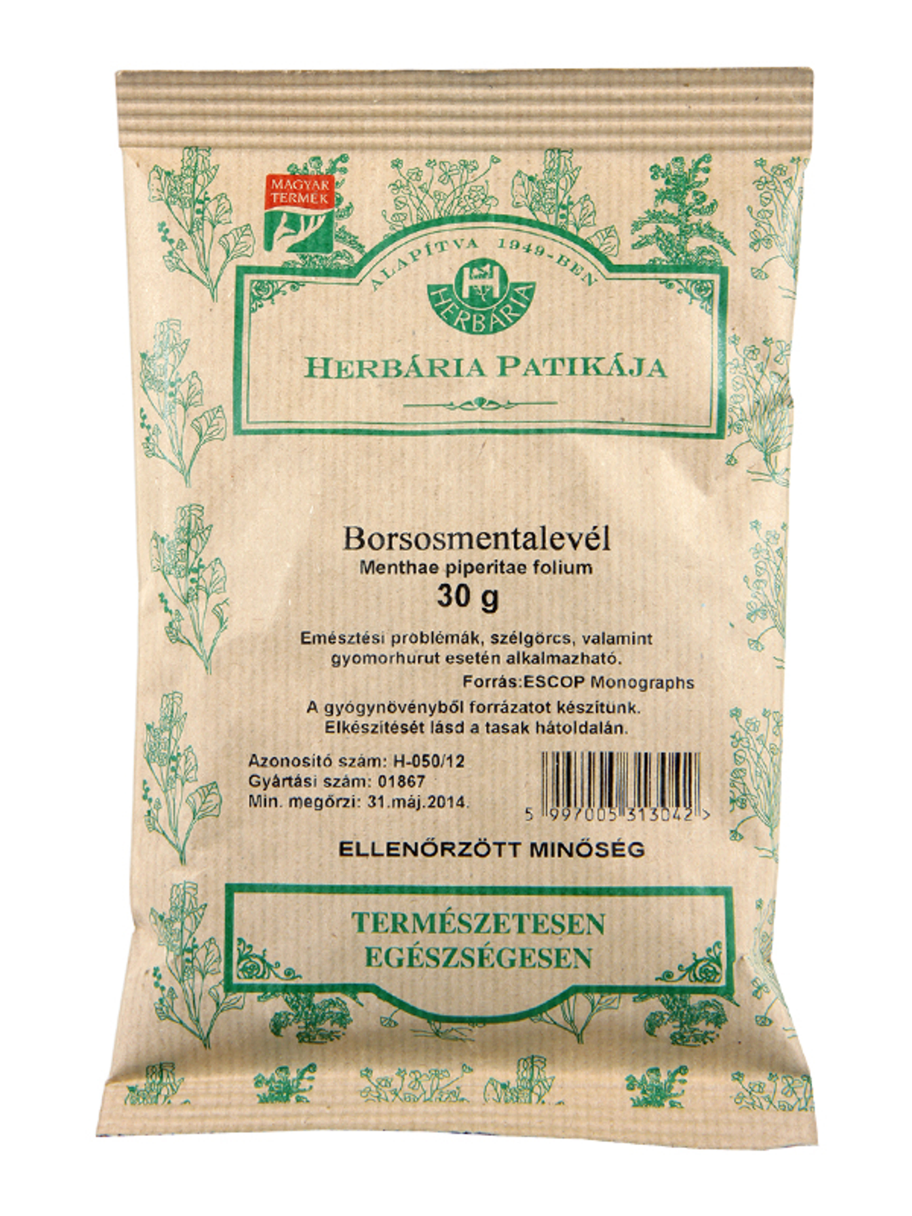 Herbária Borsosmentalevél - 30 g