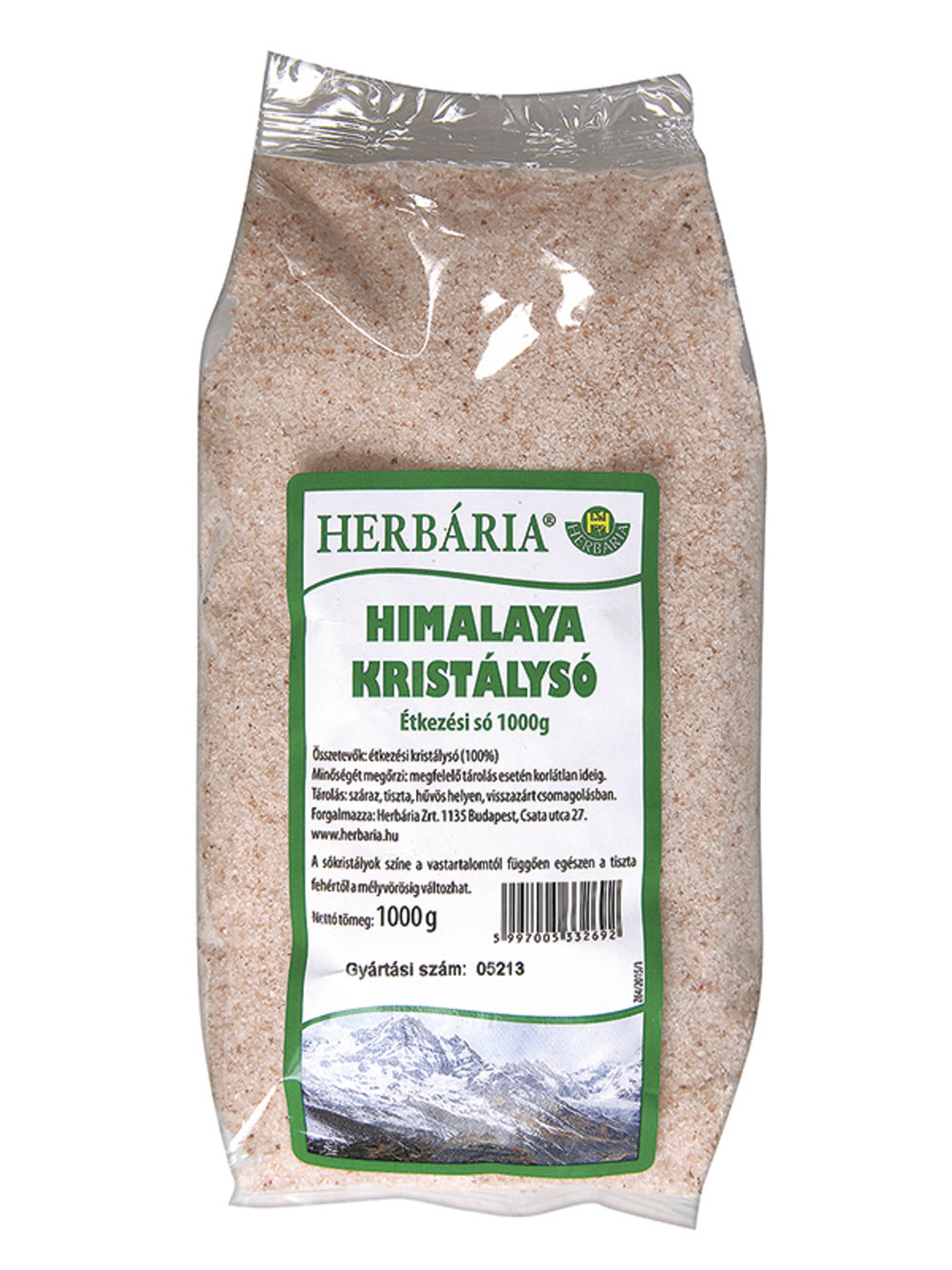 Herbária Himalaya kristálysó - 1000 g