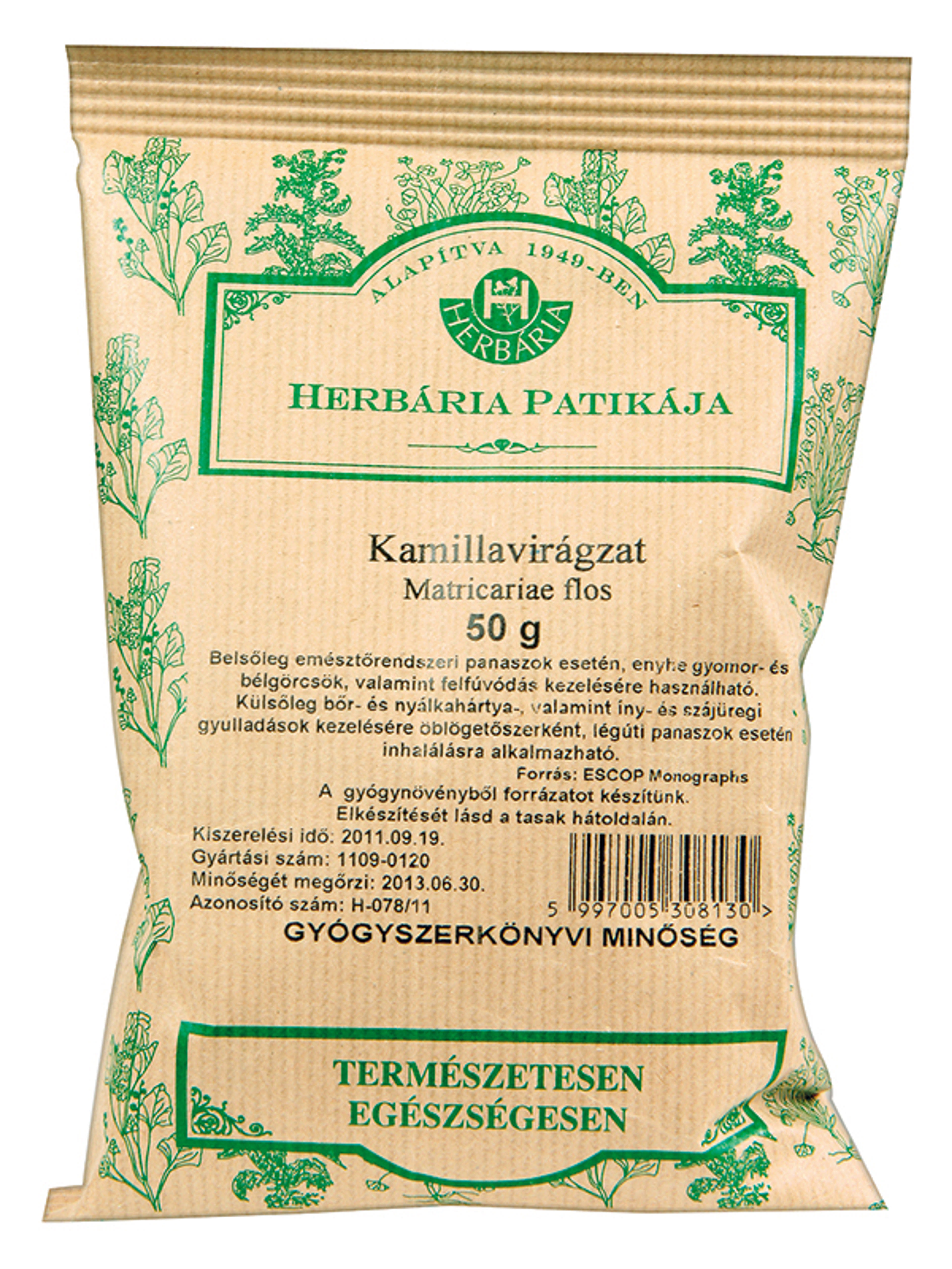 Herbária Kamillavirágzat - 50 gr