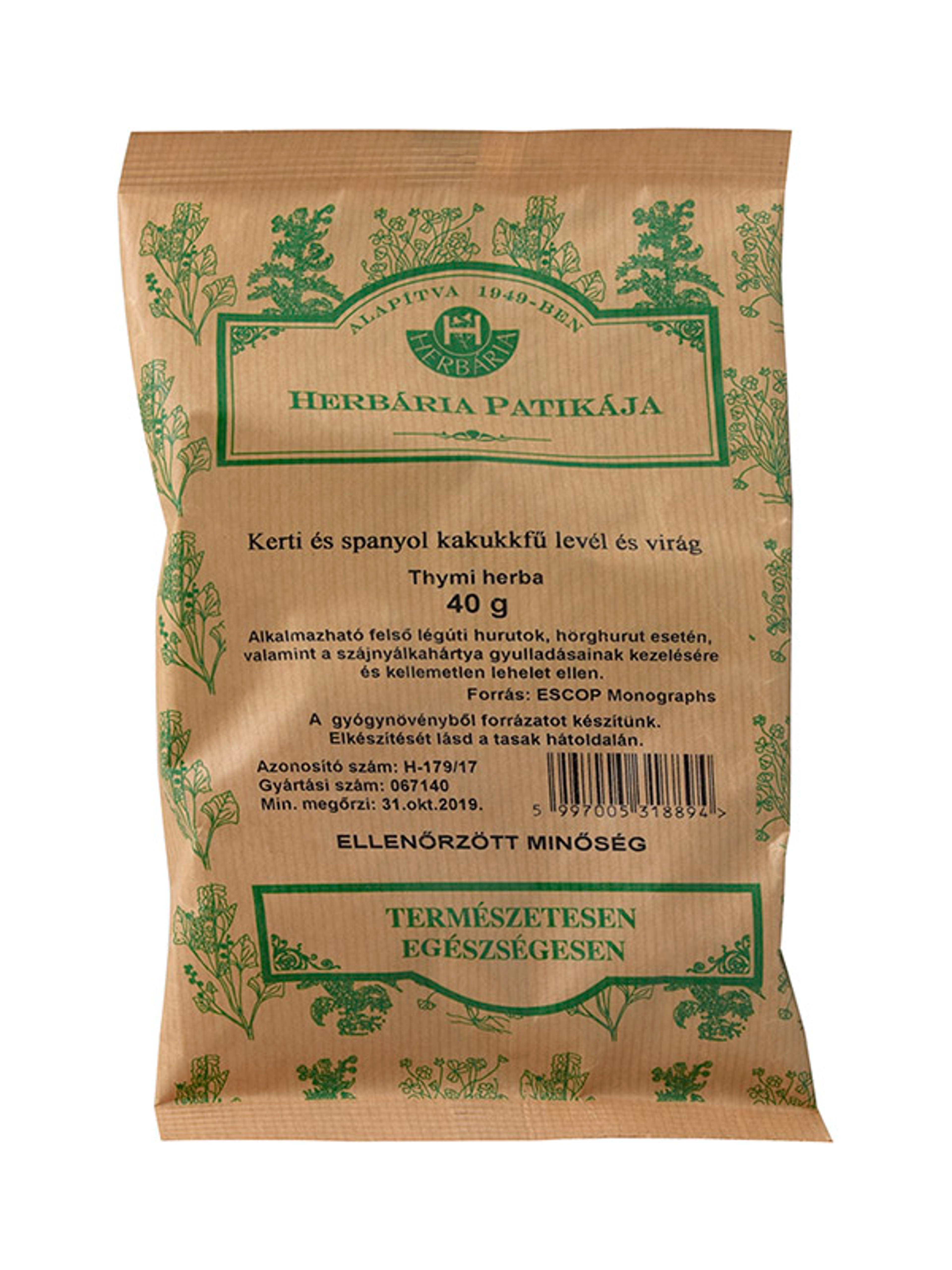 Herbária kerti kakukkfu - 40 g