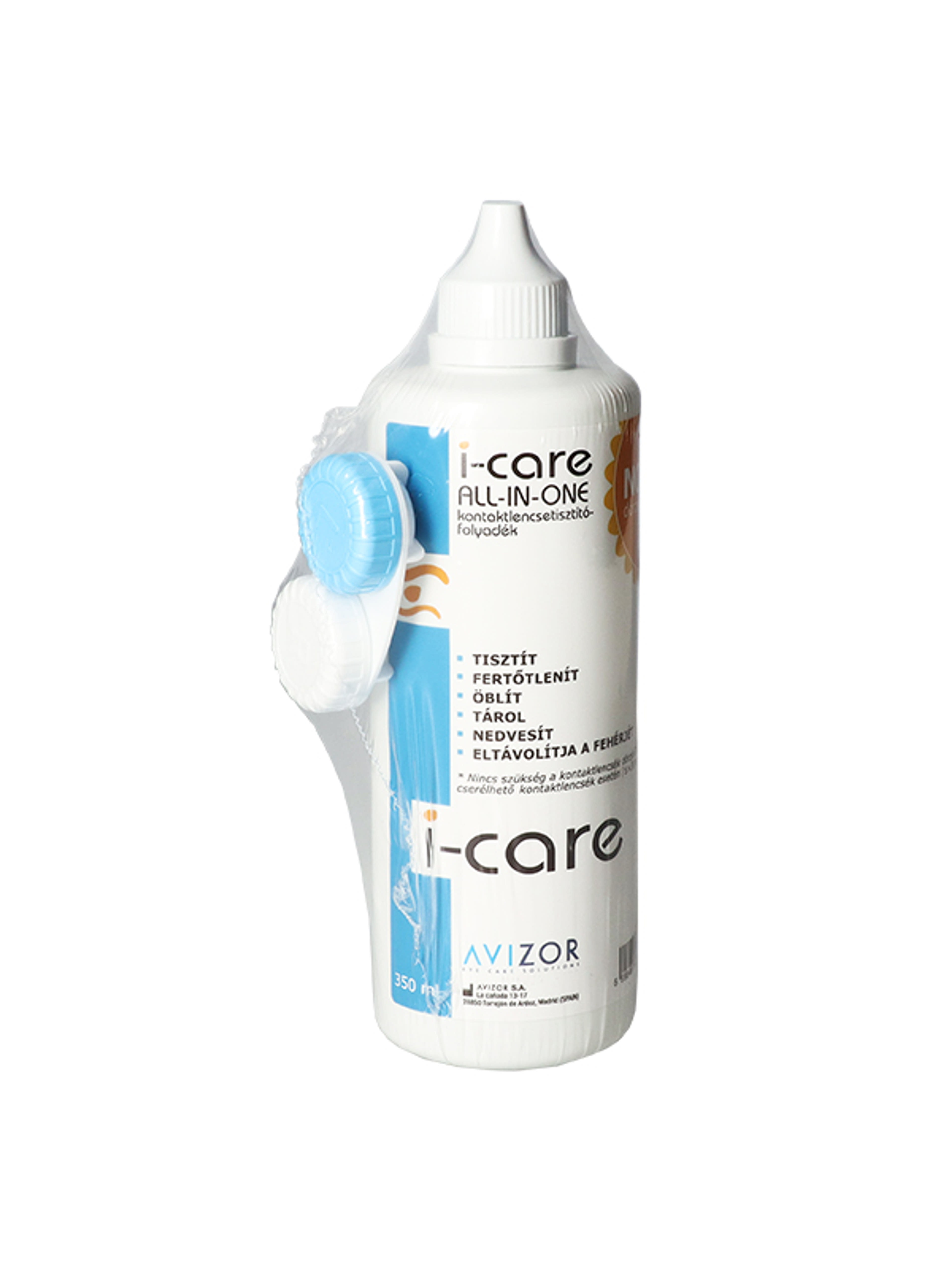 I-Care Lágy Lencséhez Kontaktlencsetisztító - 350 ml