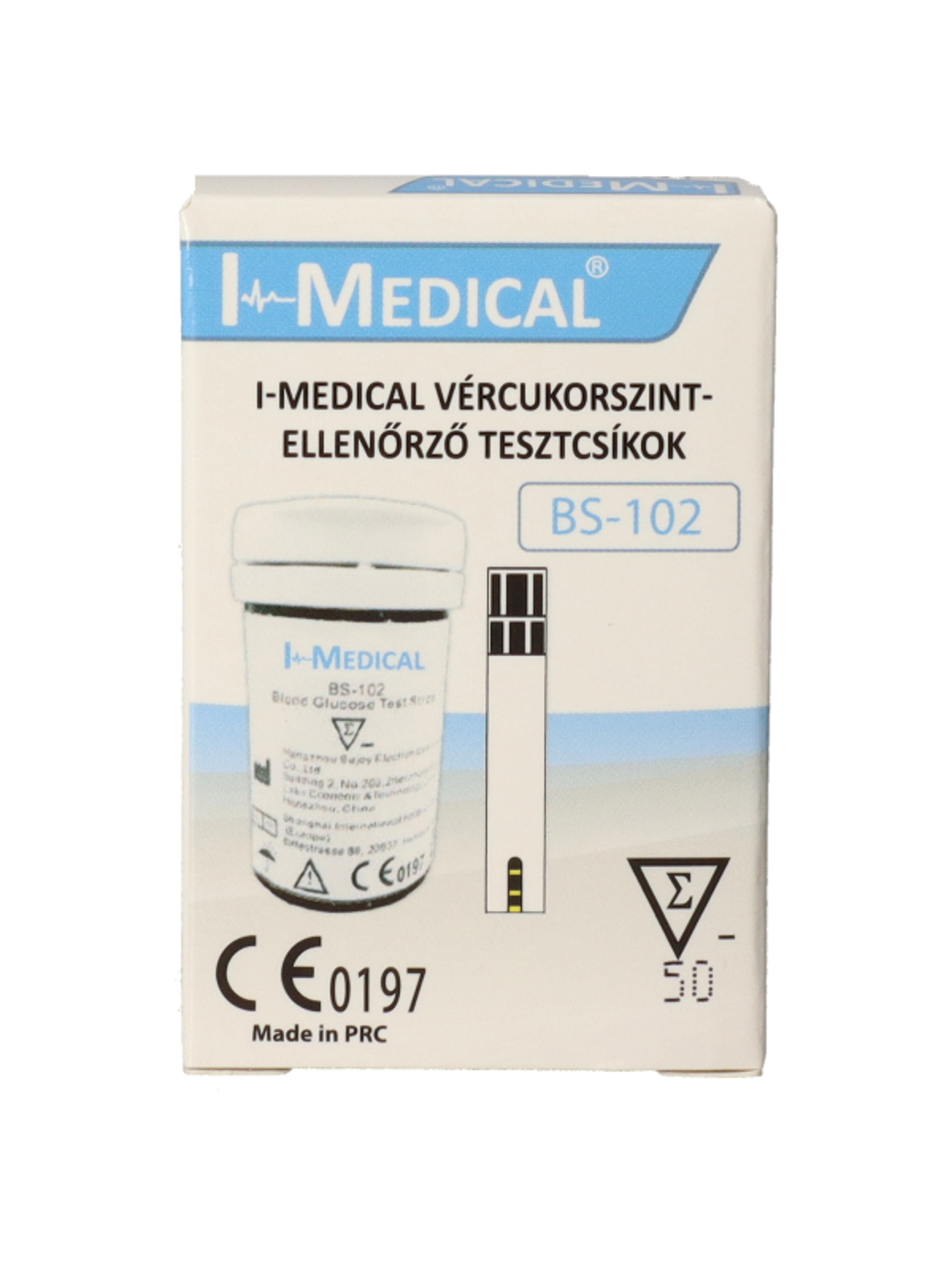 I-Medical tesztcsík vércukorszint mérőhöz - 50 db-1
