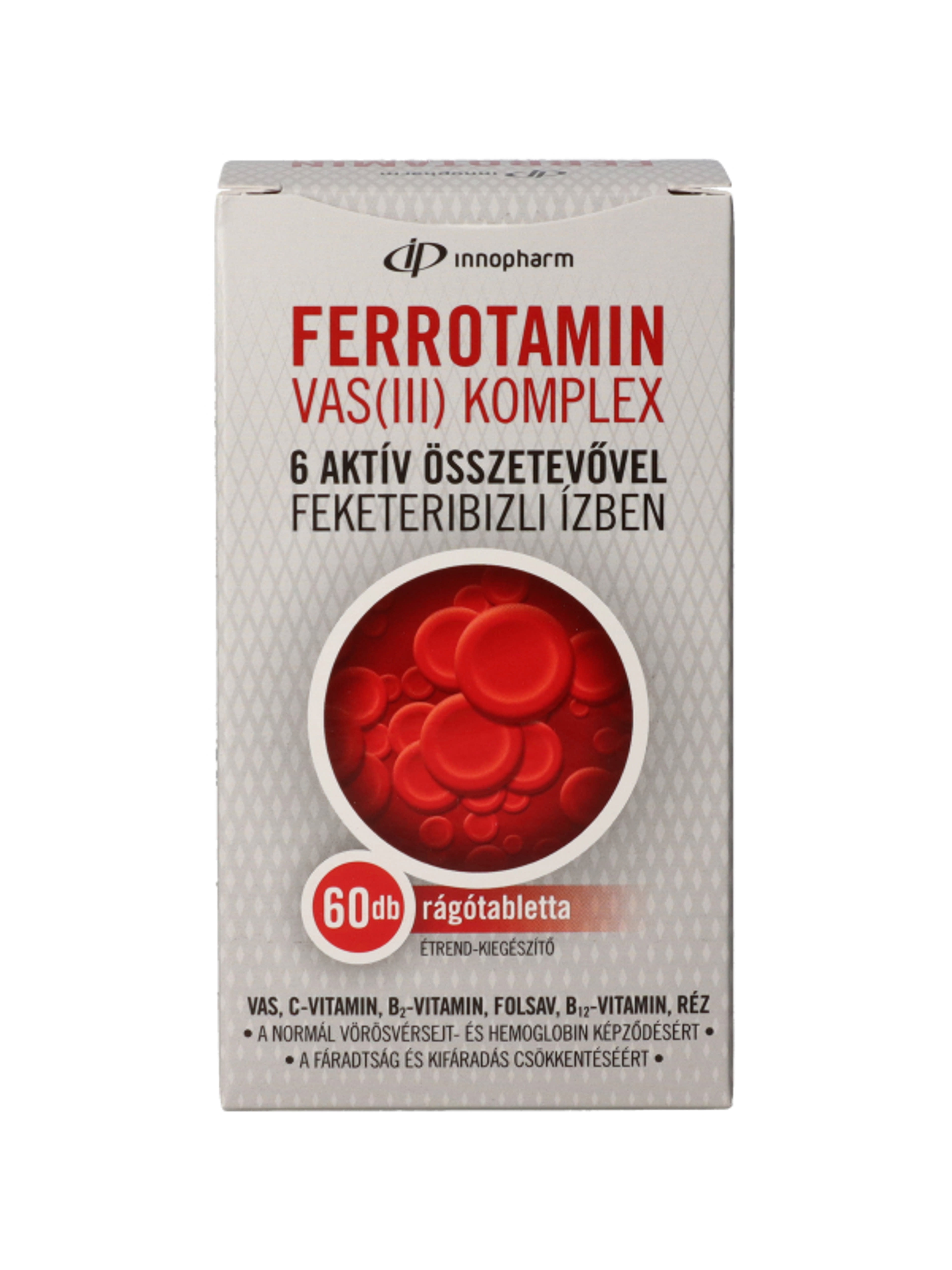 Innopharm ferrotamin vas komplex rágó tabletta - 60 db-1