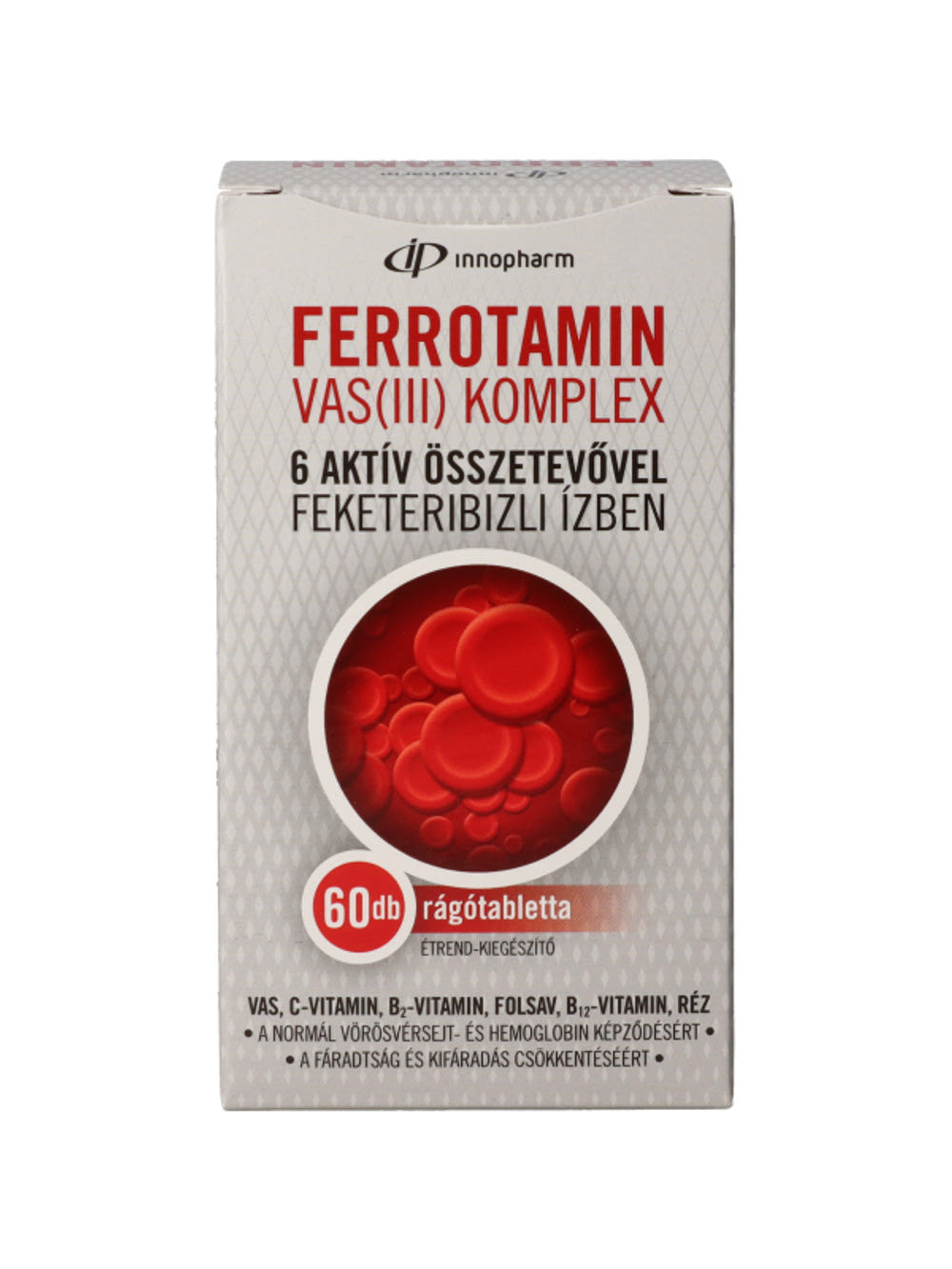 Innopharm Ferrotamin Vas Komplex rágótabletta - 60 db