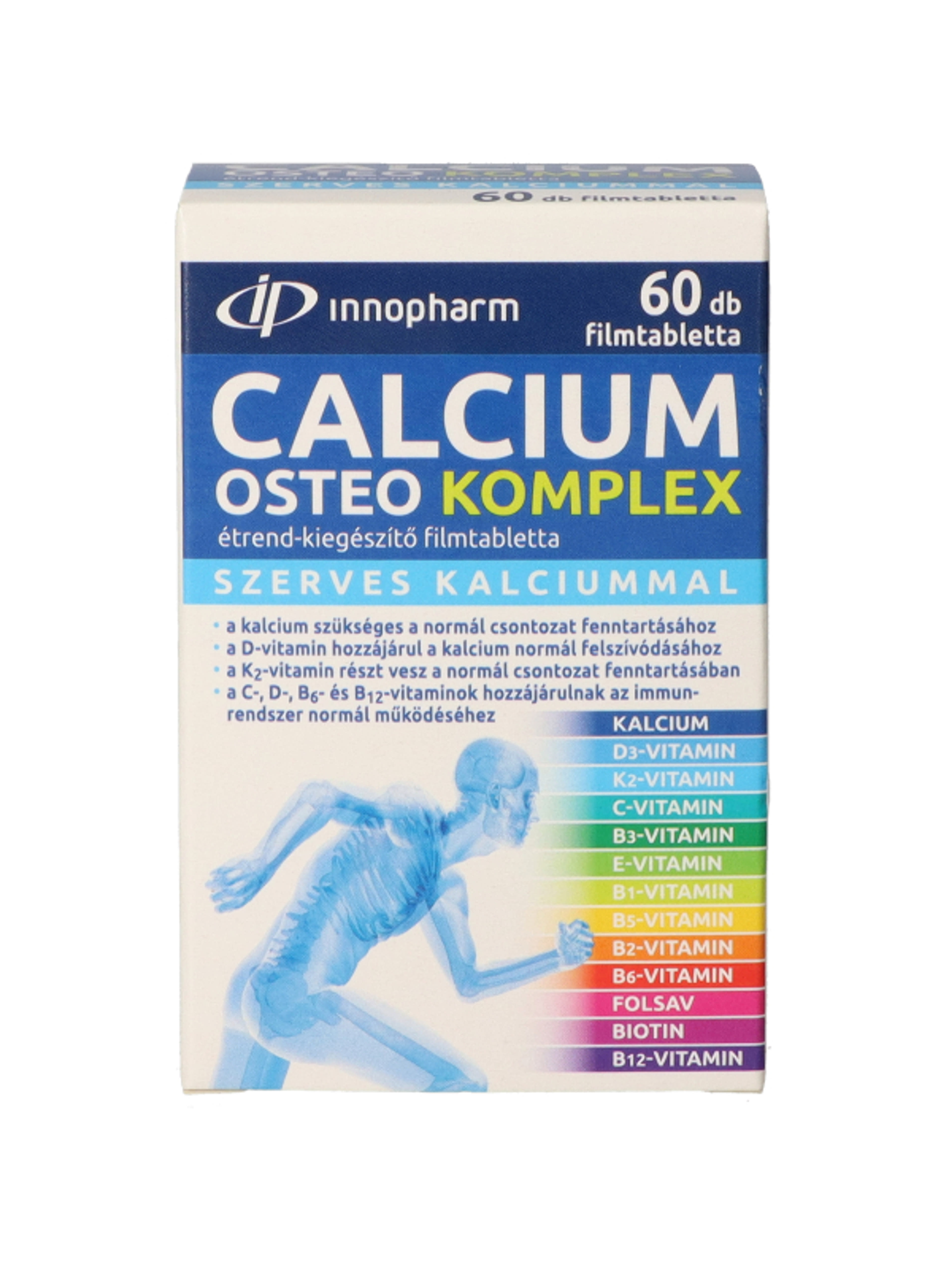 Innopharm Kalcium Osteo komplex étrendkiegészítő filmtabletta - 60 db-1