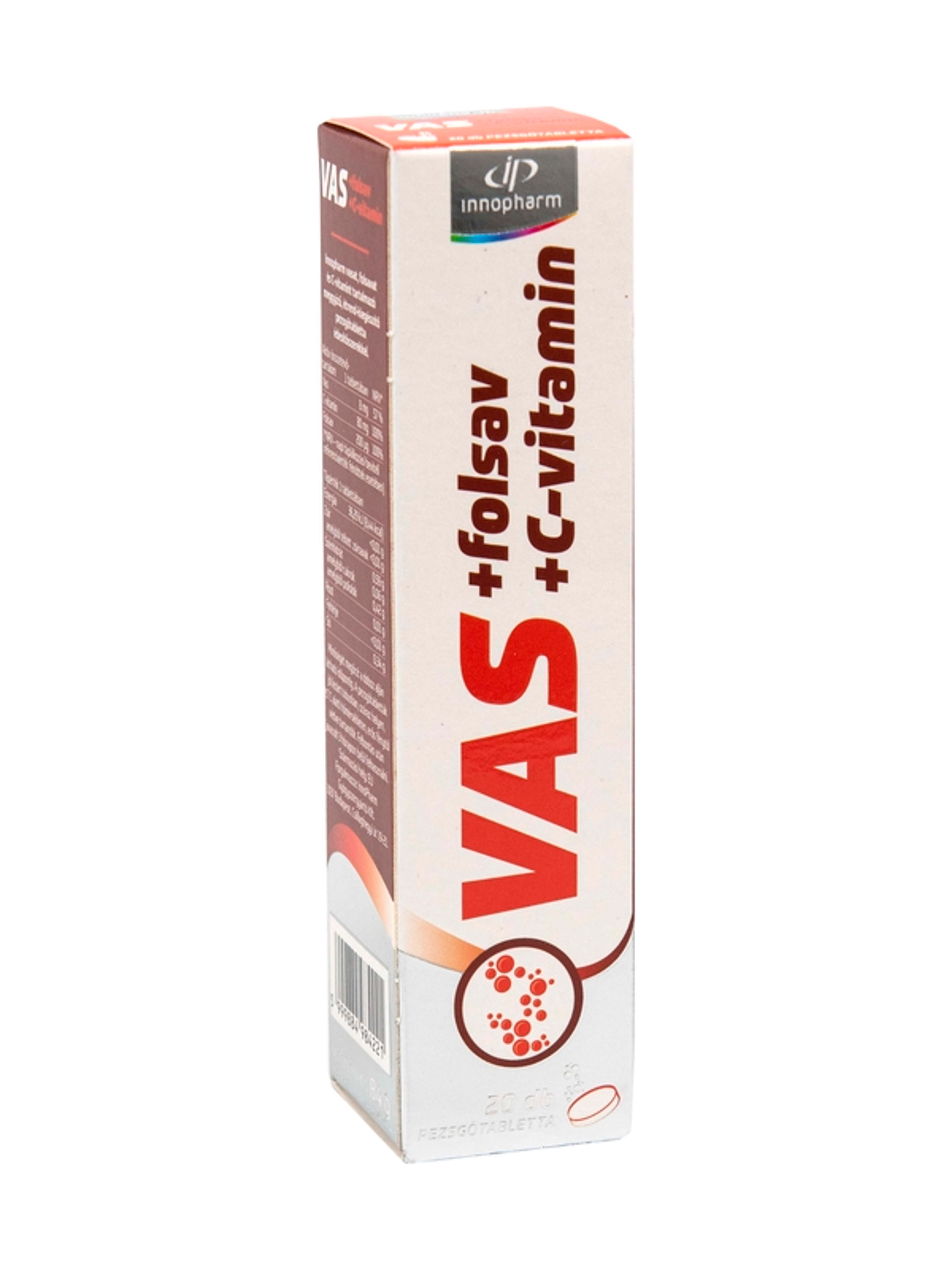 Innopharm Vas+Folsav+C-Vitamin Pezsgőtabletta - 20 db