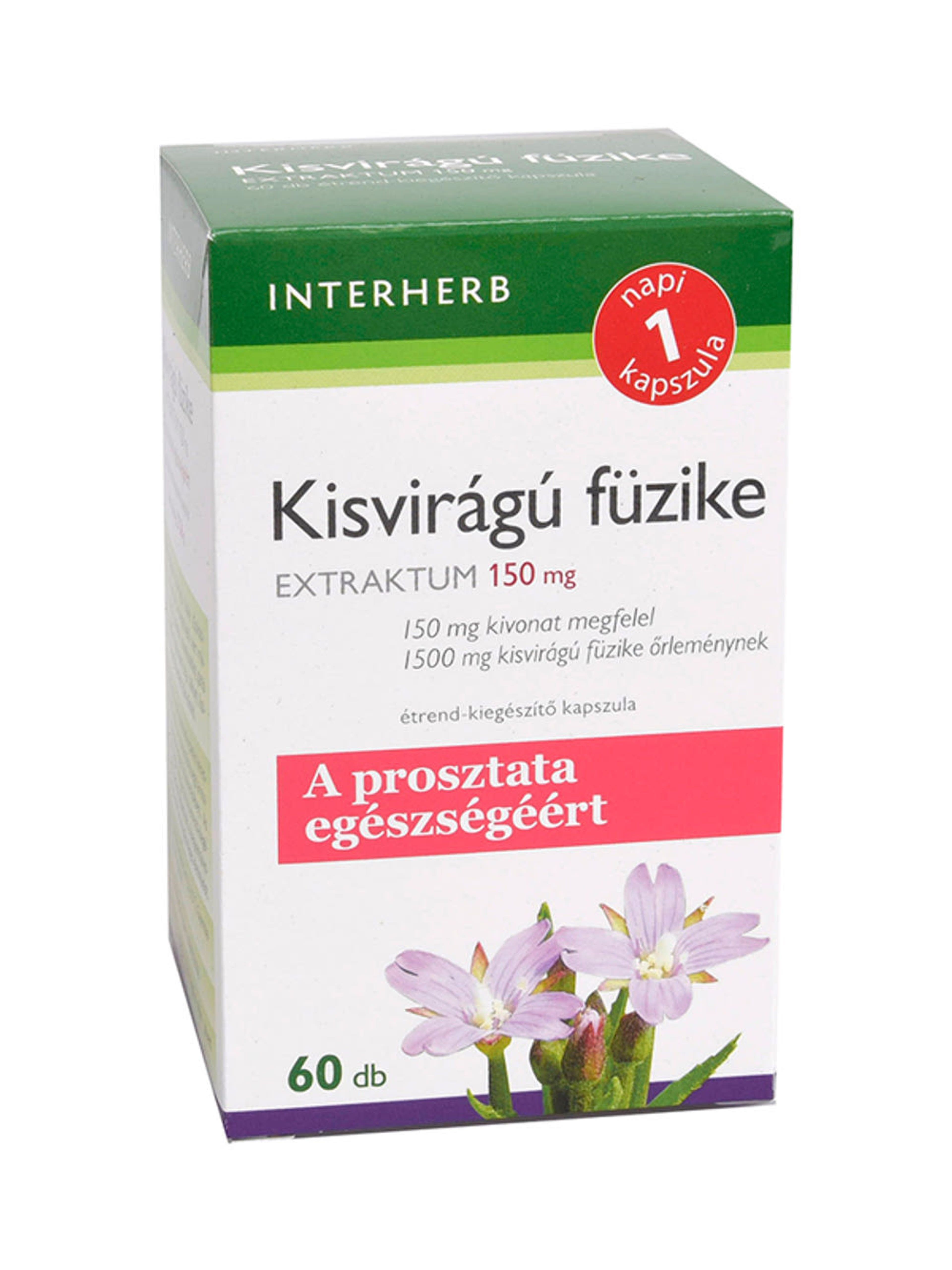 Interherb napi 1 kisvirágú füzike extraktum - 60 db