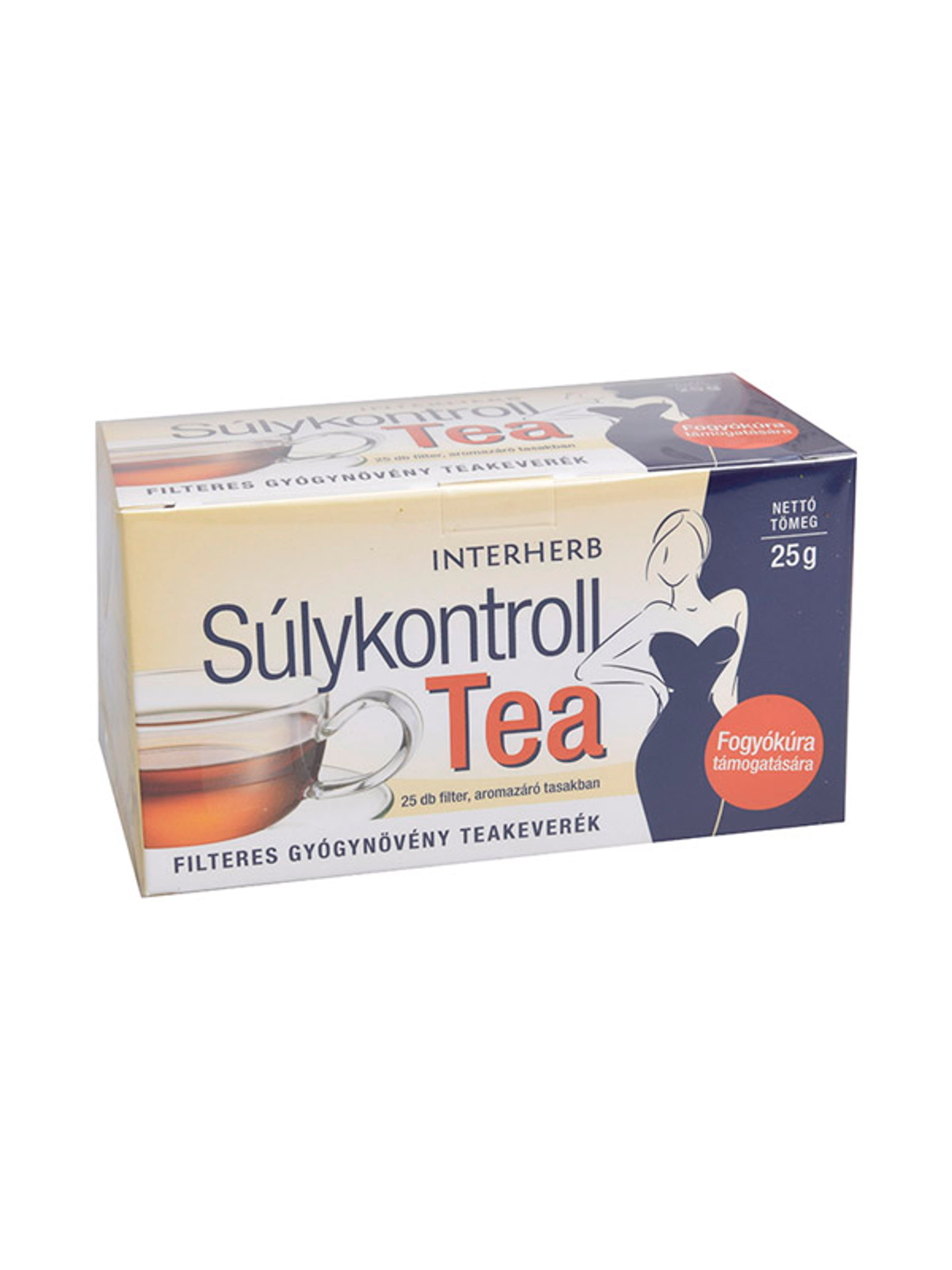 Interherb súlykontroll tea filter - 25 db