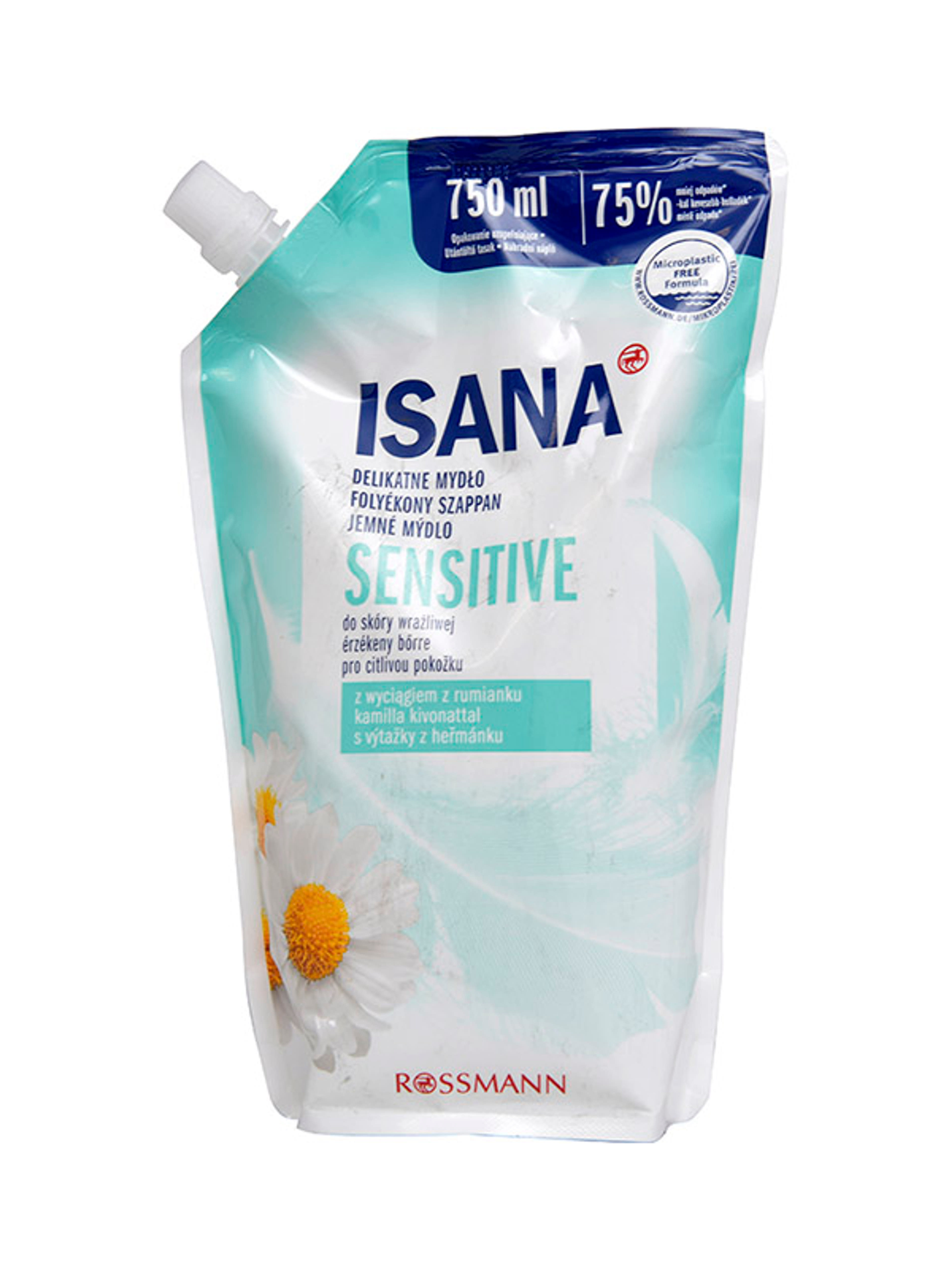 Isana folyékony szappan utántöltő sensitive - 750 ml-1