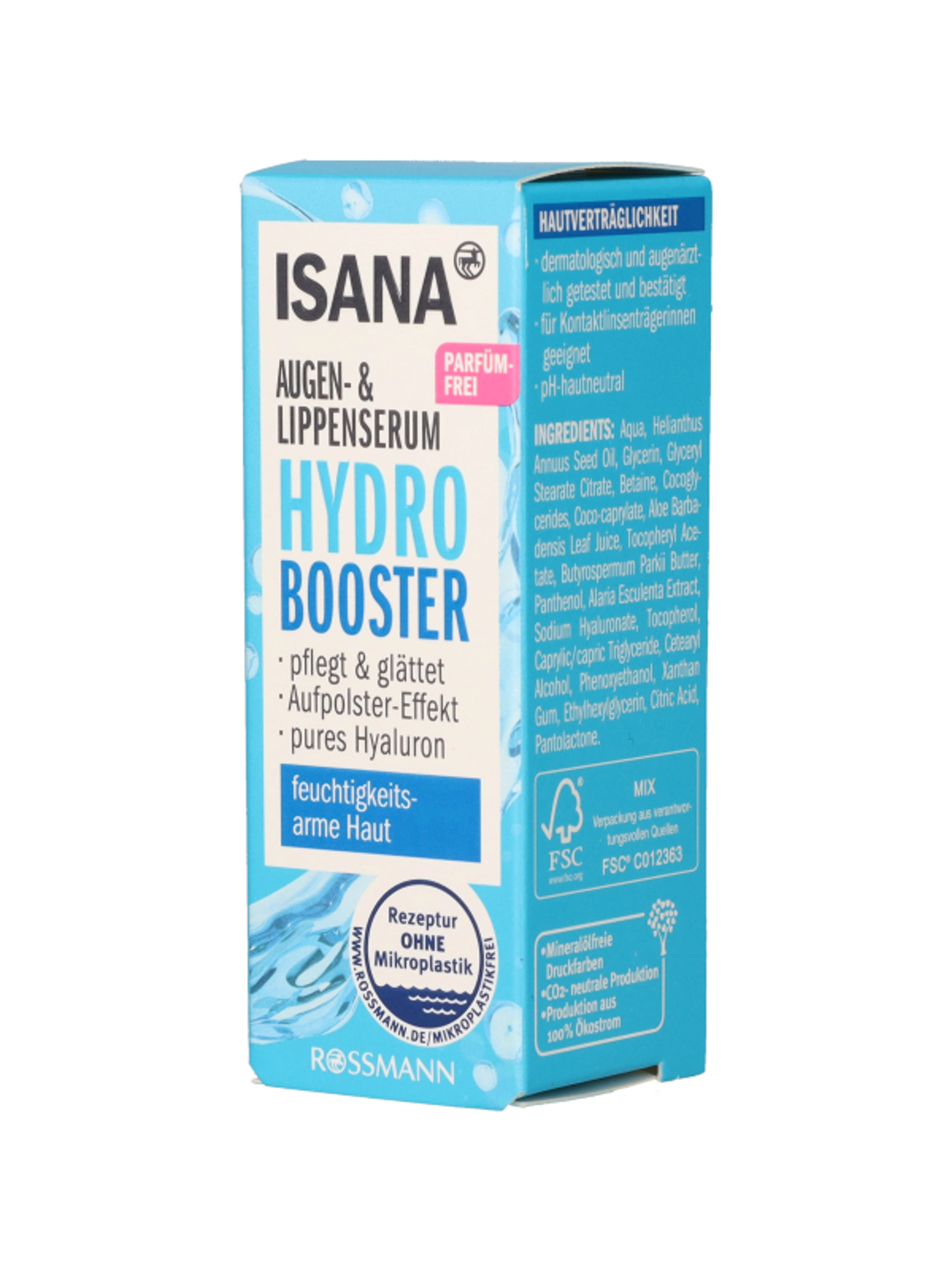 Isana hydro booster szem-és szájkörnyék ápoló szérum - 15 ml-3