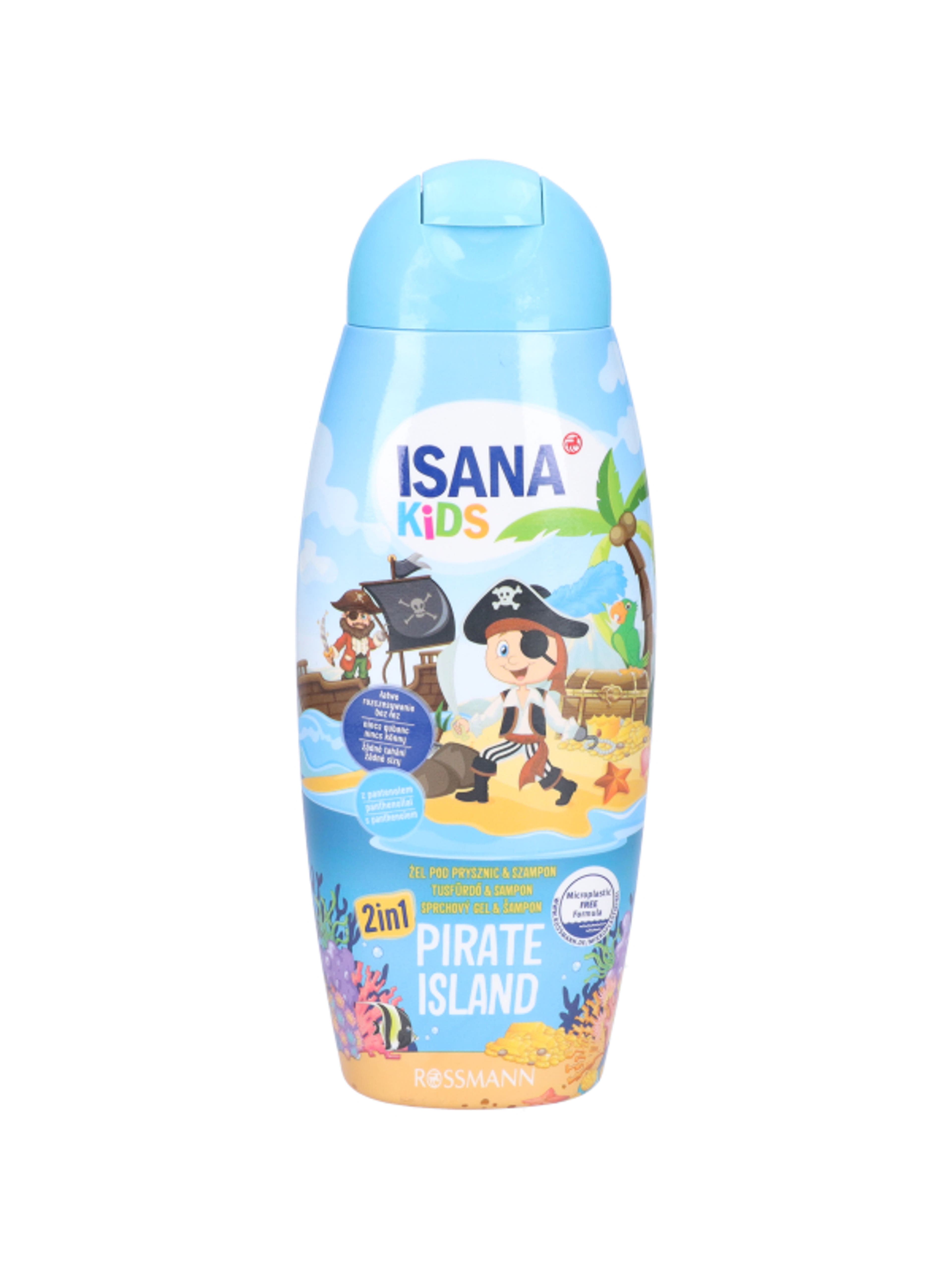 Isana Kids Pirat 2 In 1 sampon és tusfürdő - 300 ml-1